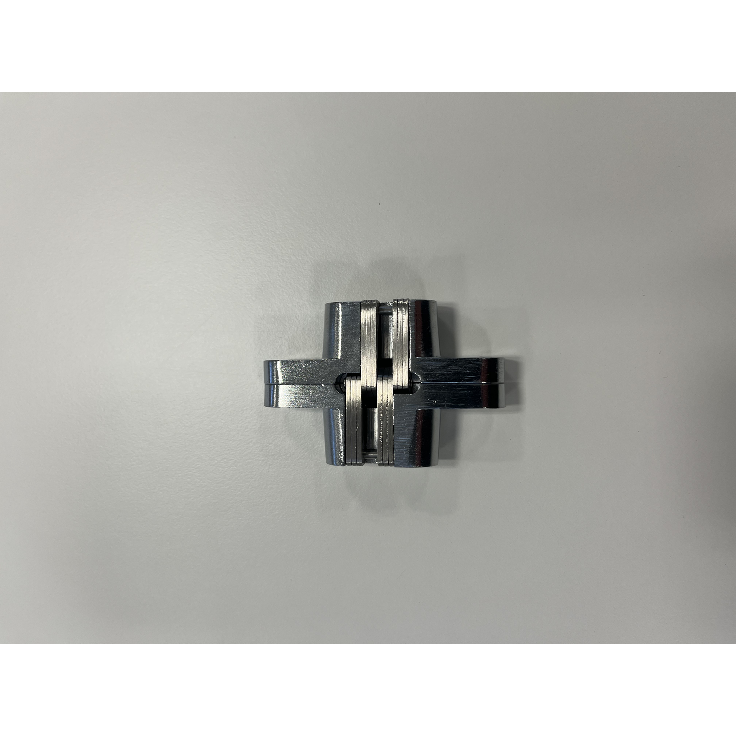 Charnière invisible 68.8x15.7mm nickel brossé 