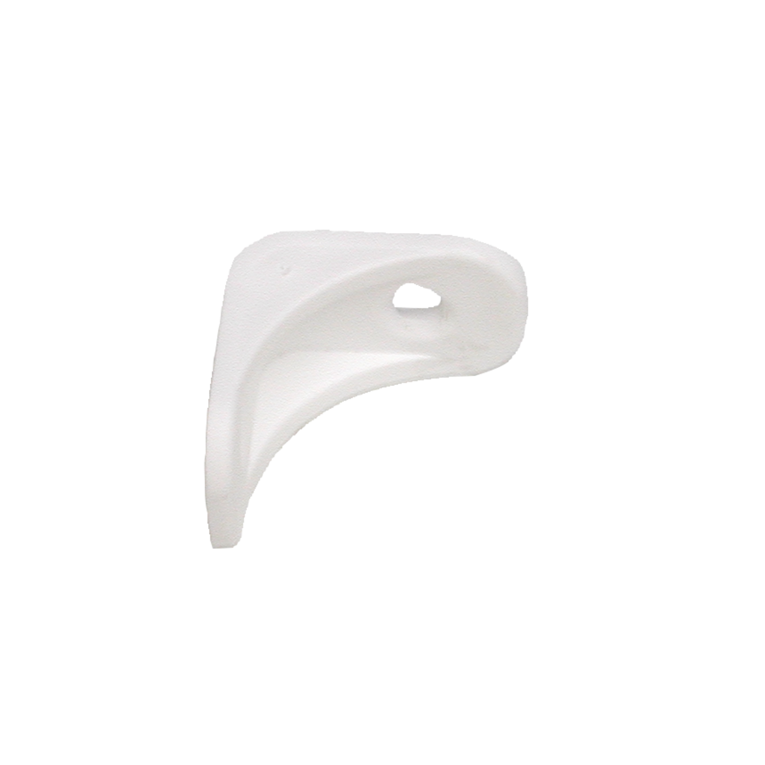 Équerre polypro petit modèle blanc  