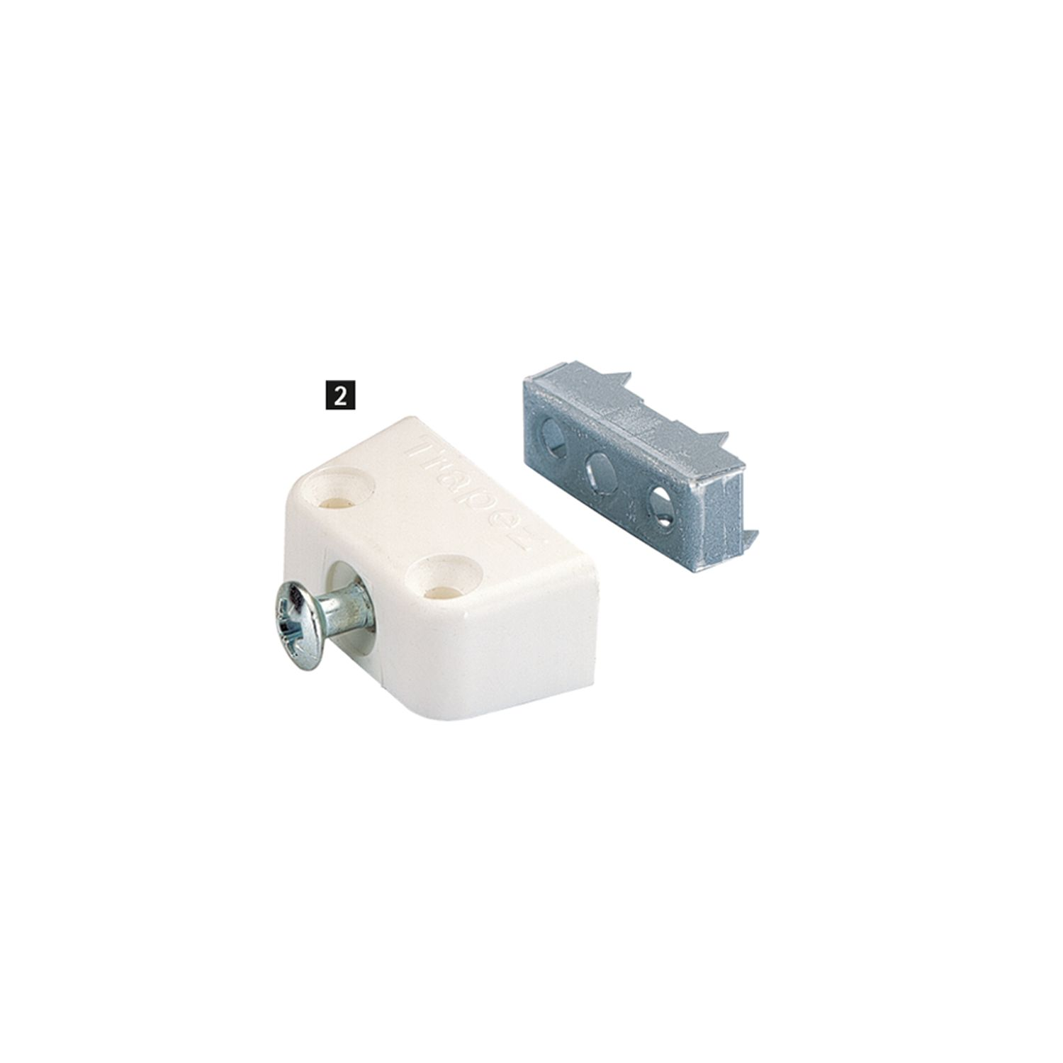 Kastverbinder TZ 4, wit