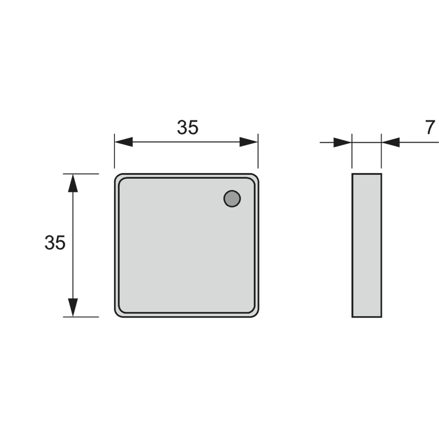 Led senseur capacitive 12v/36w  