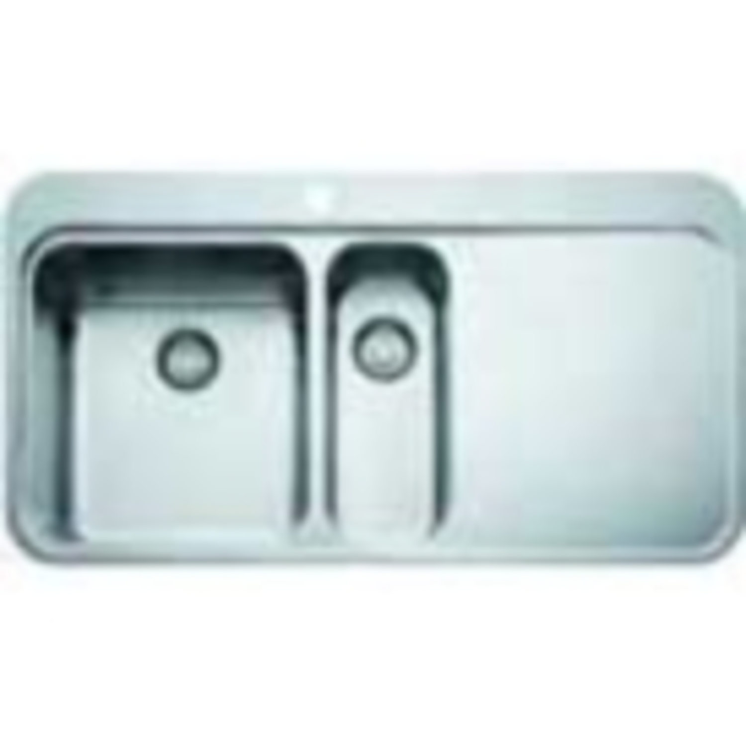 Franke Sinos rvs 1+1/2 bak 965x510 slimtop | vlakbouw