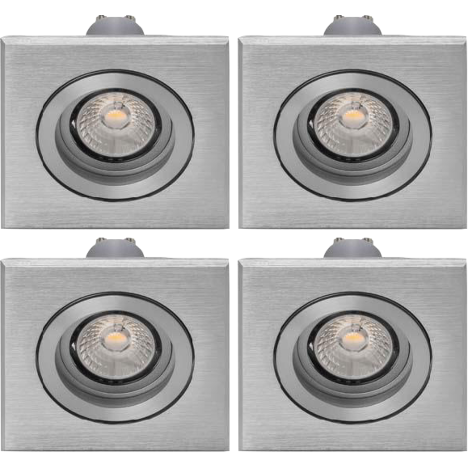 Tronix spot led alu set 4x 5W/230V 3000K 38° 395lm 