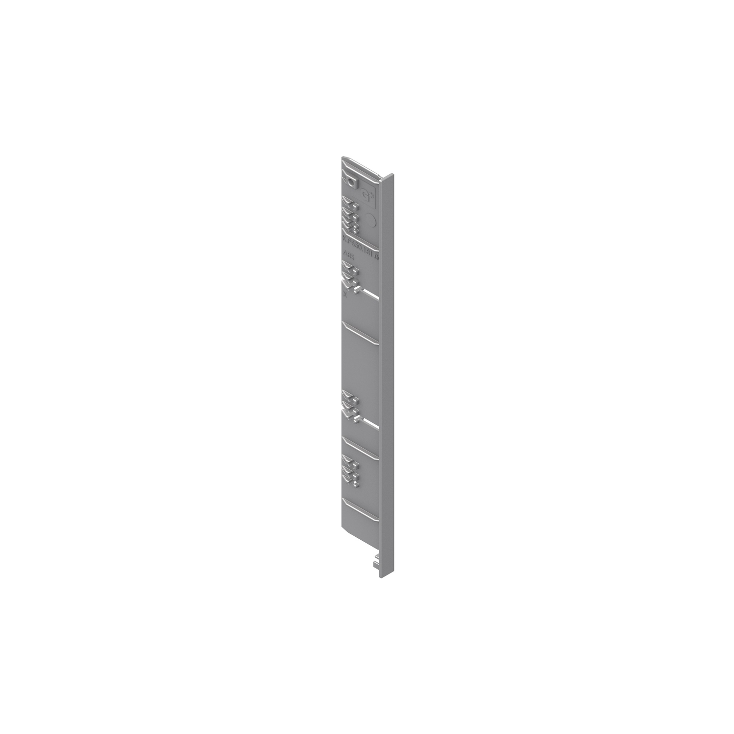 Nova Pro afdekkap voor front binnenlade zilver H186