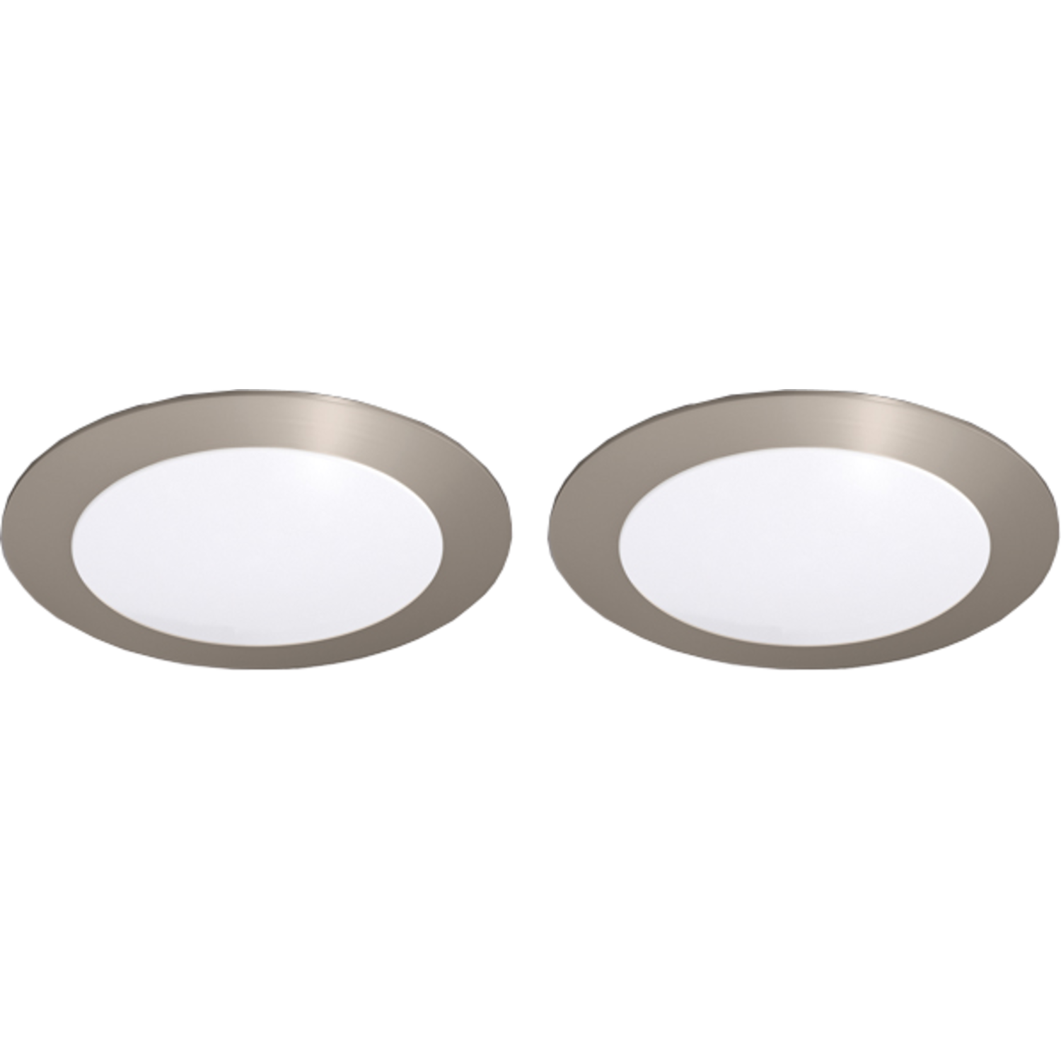 Hera set 2 x fr-68 Led 4w 24V 3000K look inox +transfo Led 15 