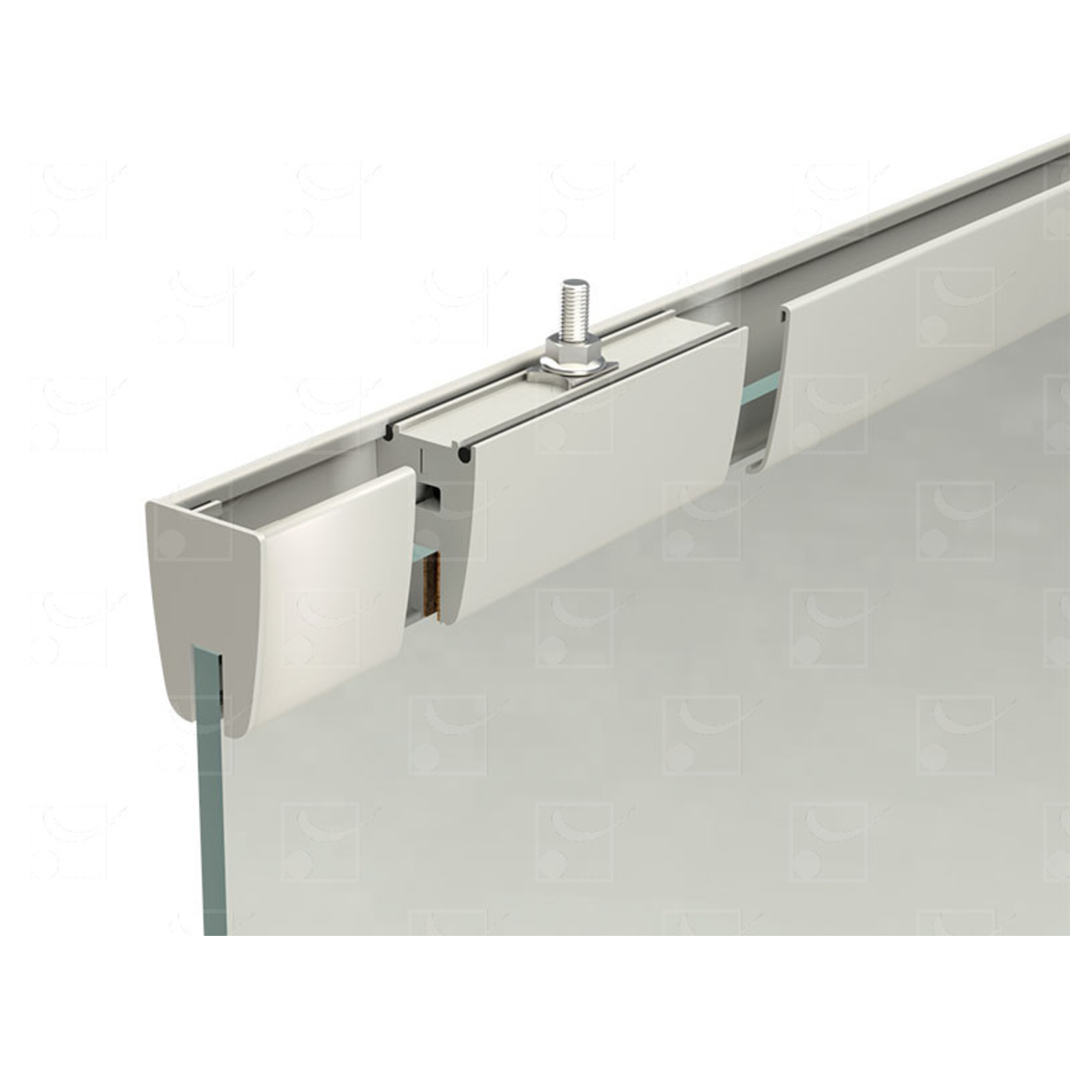 Moventiv kit fixation pour panneaux verre 10 mm 