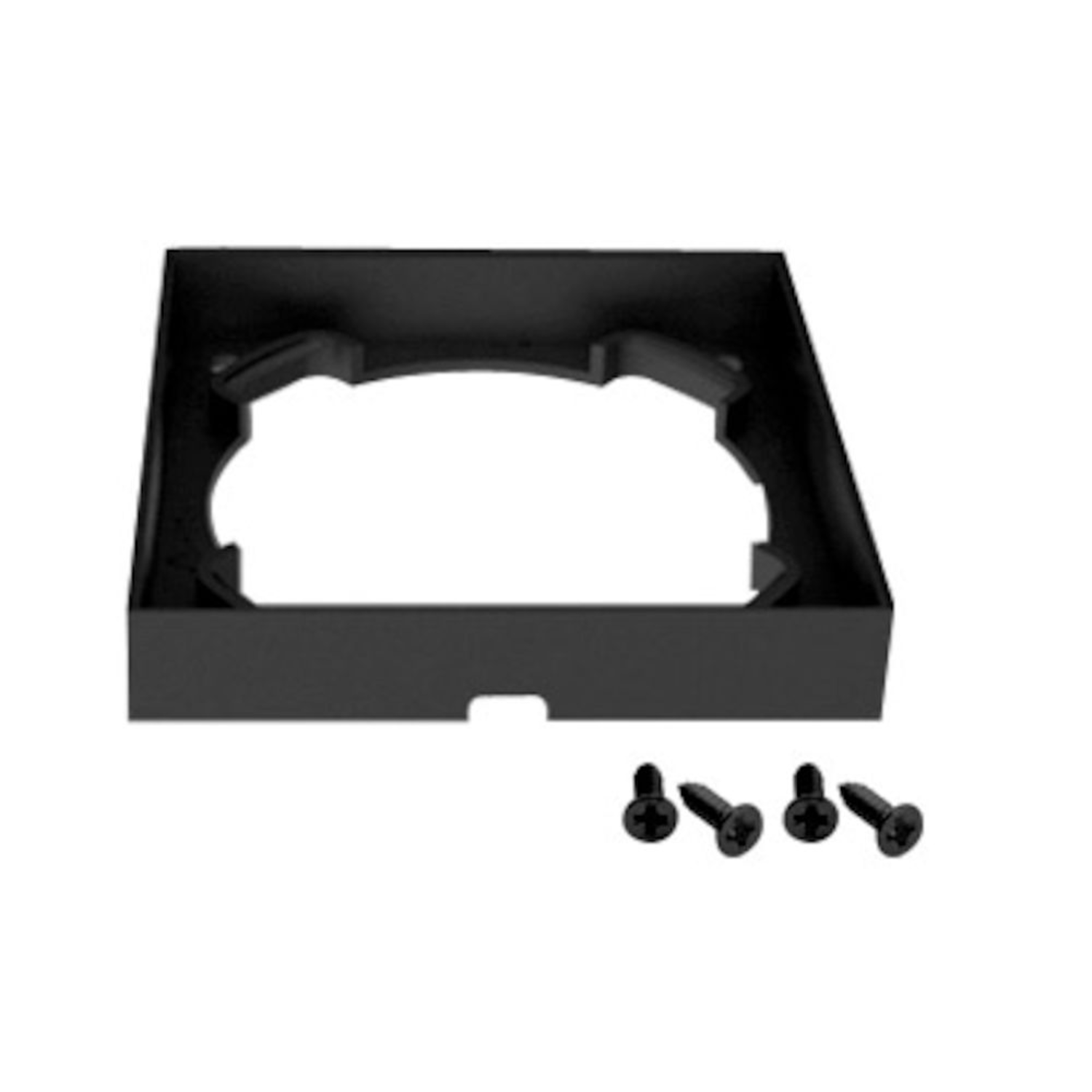 Hera opbouwring voor FQ-68 ledspot zwart