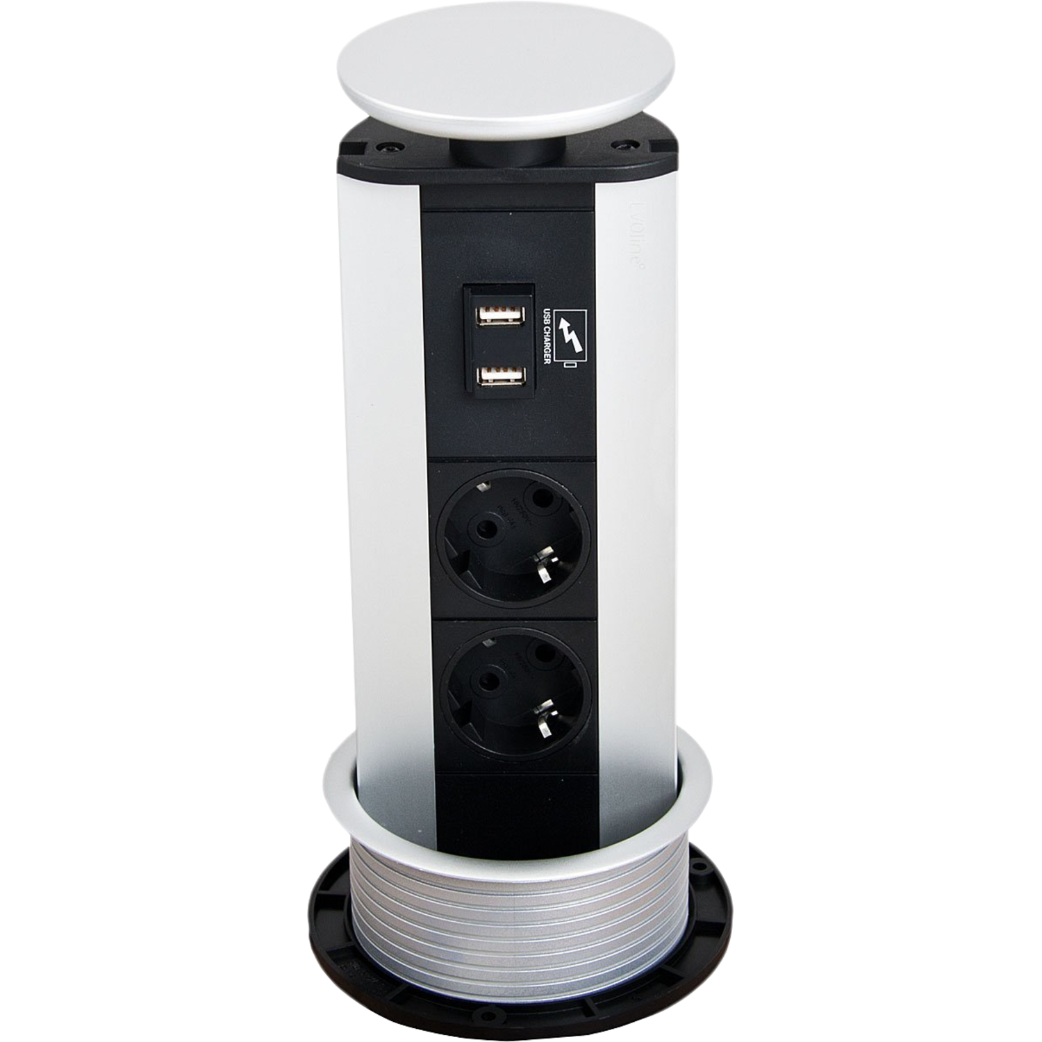 Evoline powerport usb look alu b-f avec chargeur u sb 