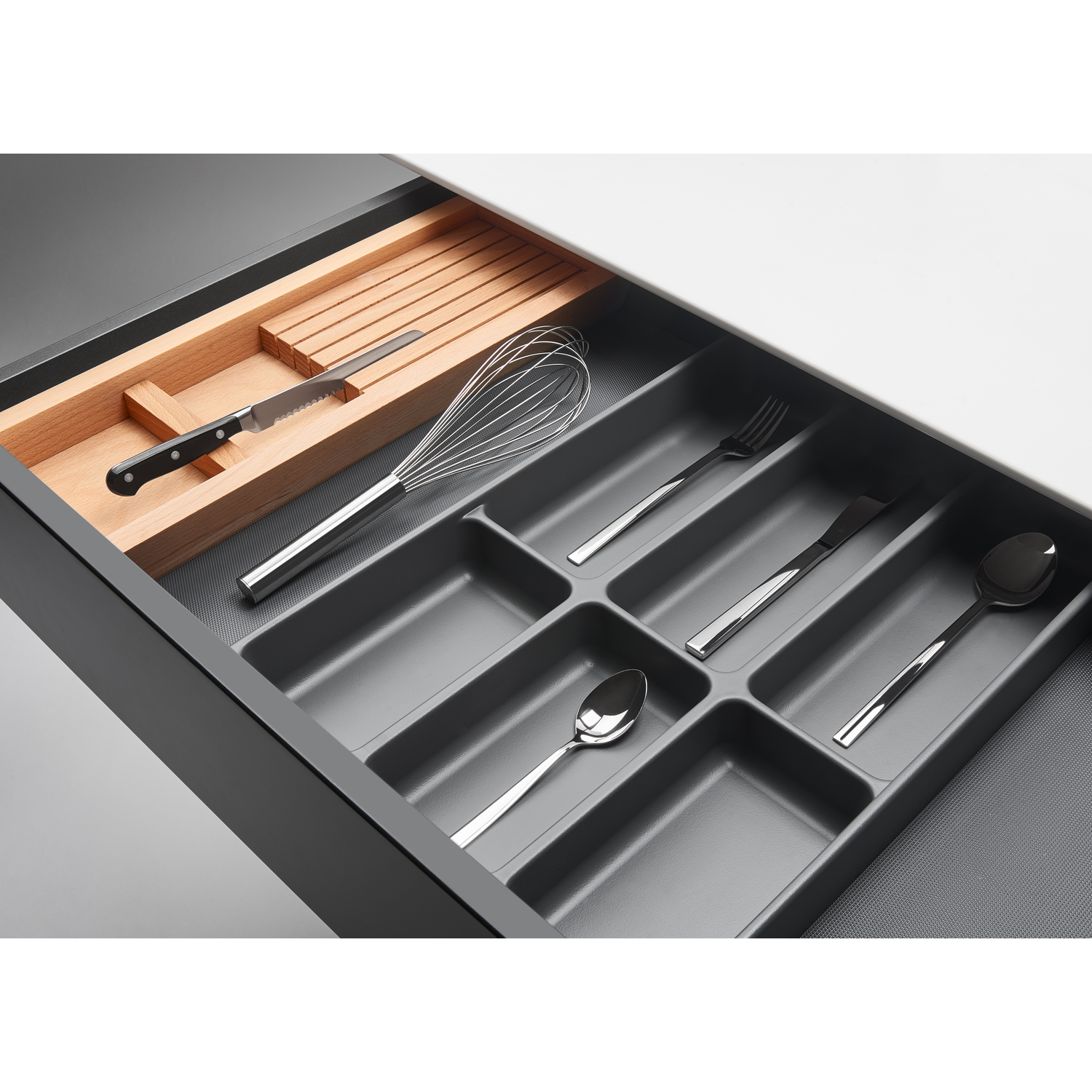 Mono range-couverts c 40-120 cm gris ardoise 