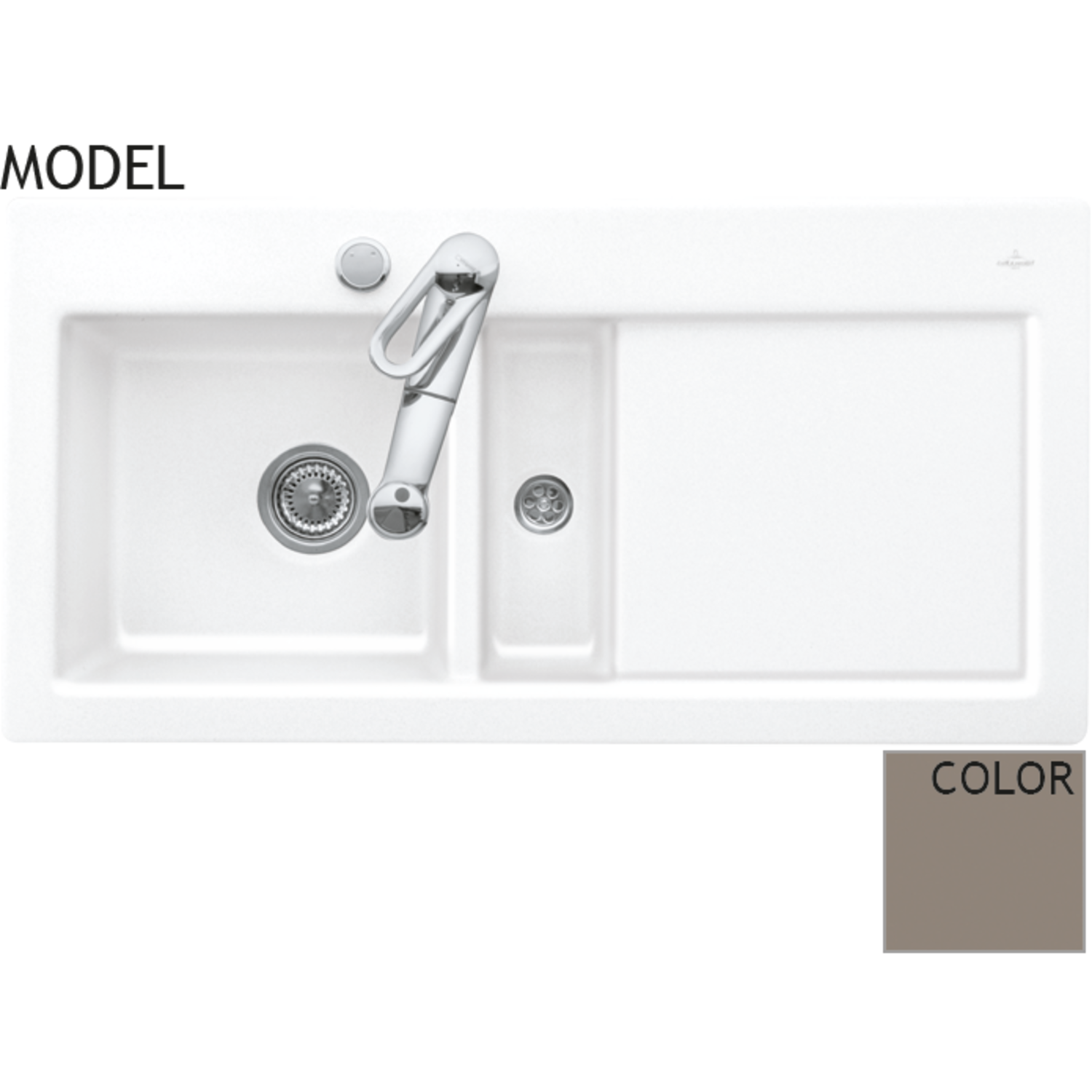 V&B 6770.01.tr subway 60g timber ceramicplus