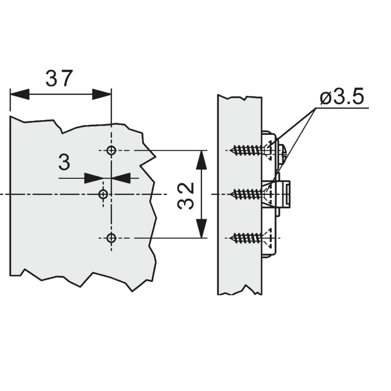 Stelplus clip 0mm z/eurov. vern.verstelb.