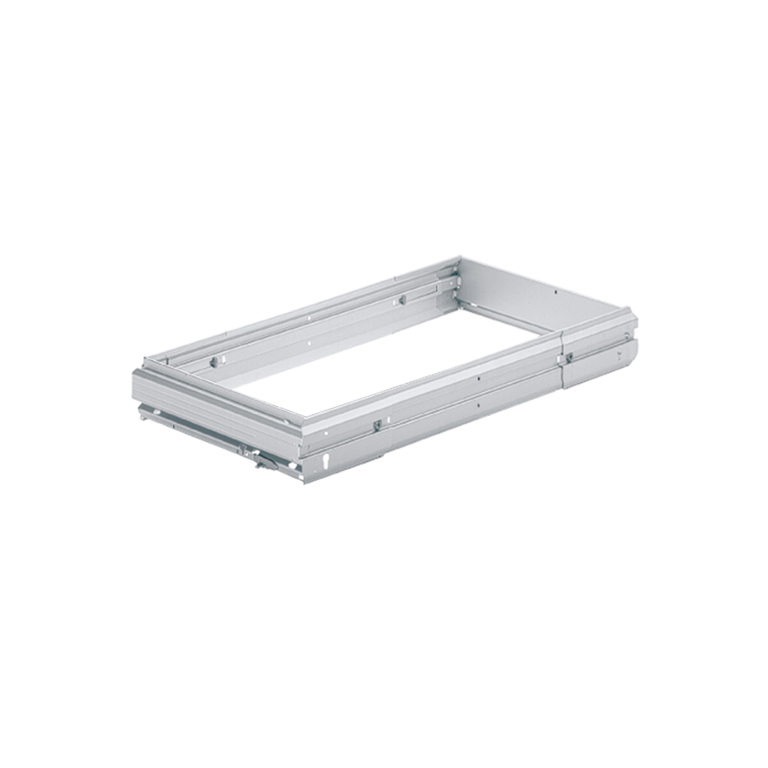 Cadre à dossiers suspendus à largeur réglable en continu Systema Top 2000, 1032 - 1204, aspect aluminium