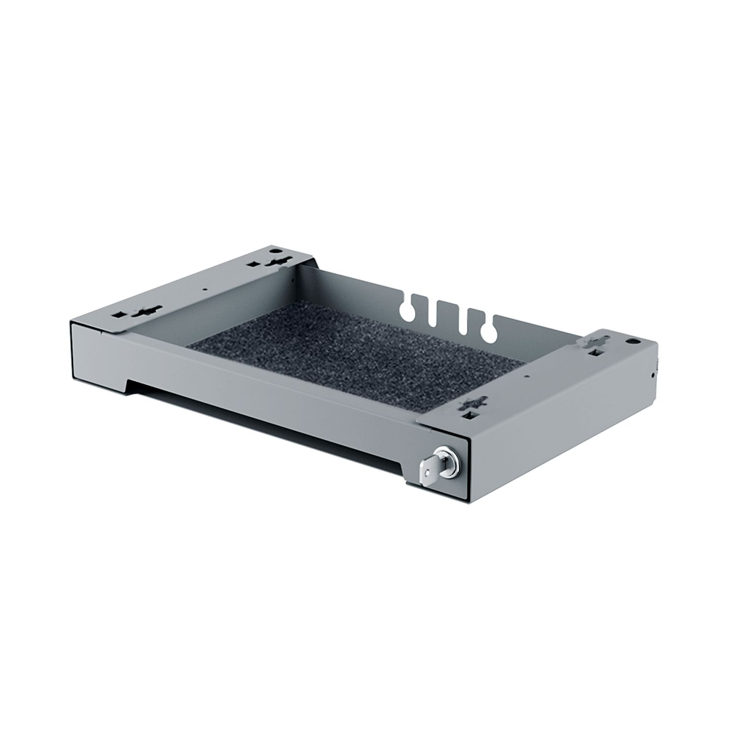 SmarTray staal 50 mm met cassette (losse verpakking), antraciet