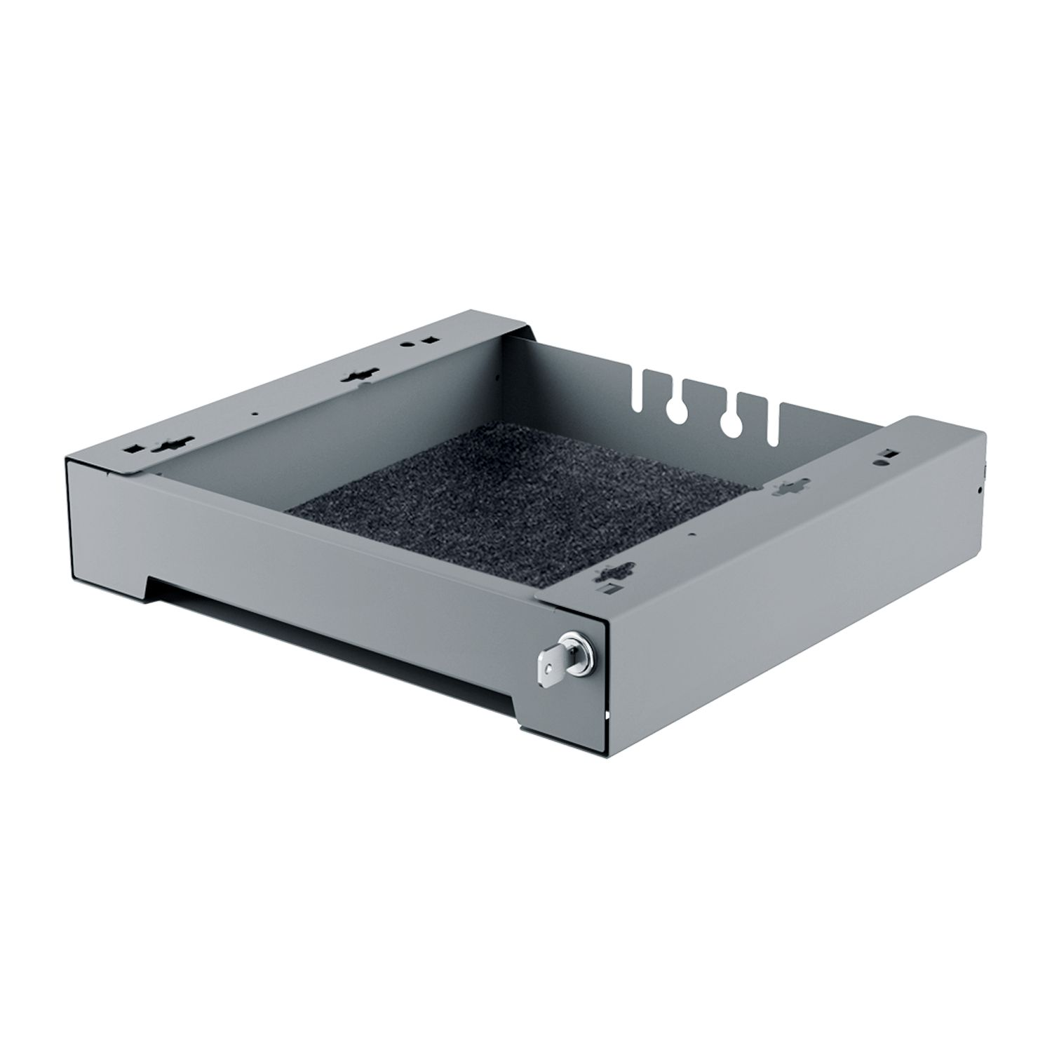 SmarTray en acier 75 mm avec cassette (emballage individuel), anthracite