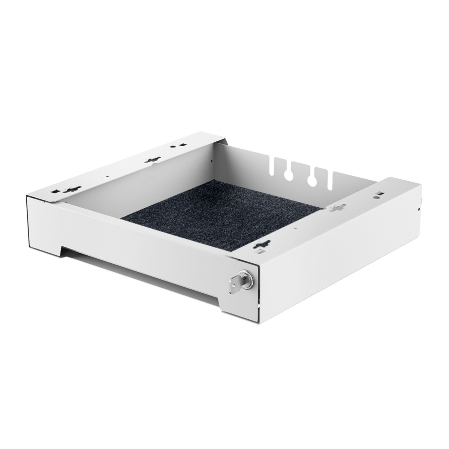 SmarTray staal 75 mm met cassette (losse verpakking), wit