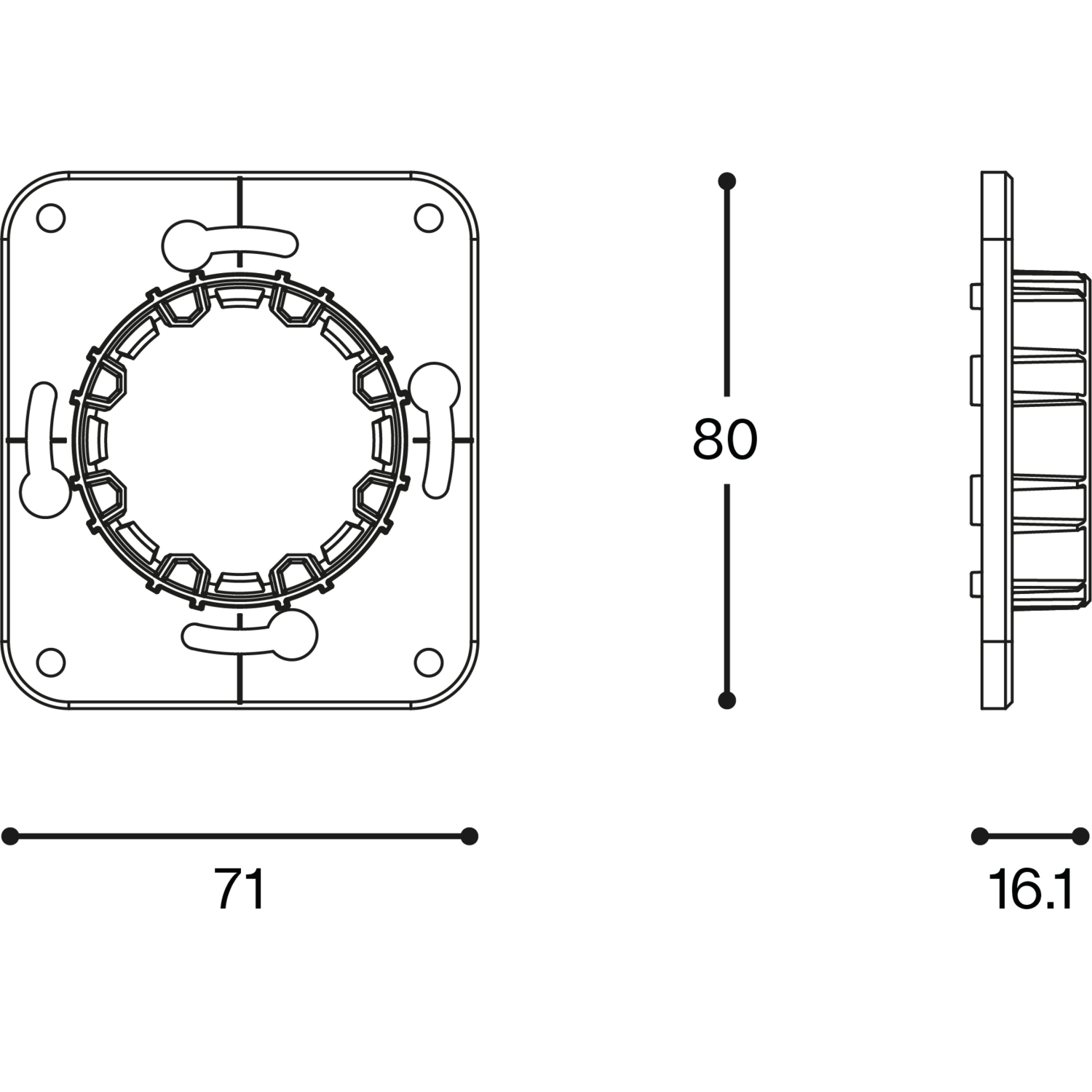 Rond 2.0 - backfit plaque arrière 