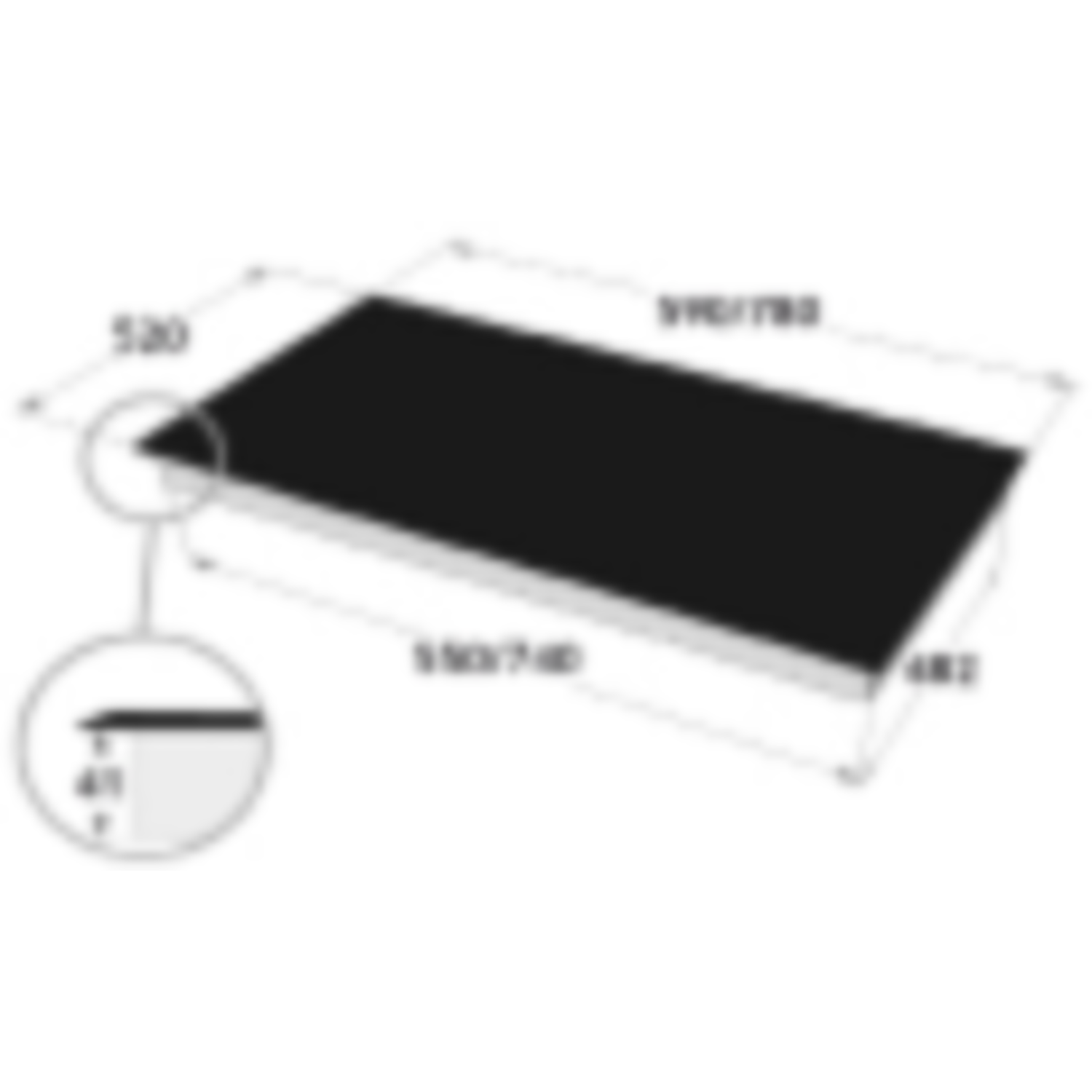 Novy inductie Comfort 90 cm 5 zones