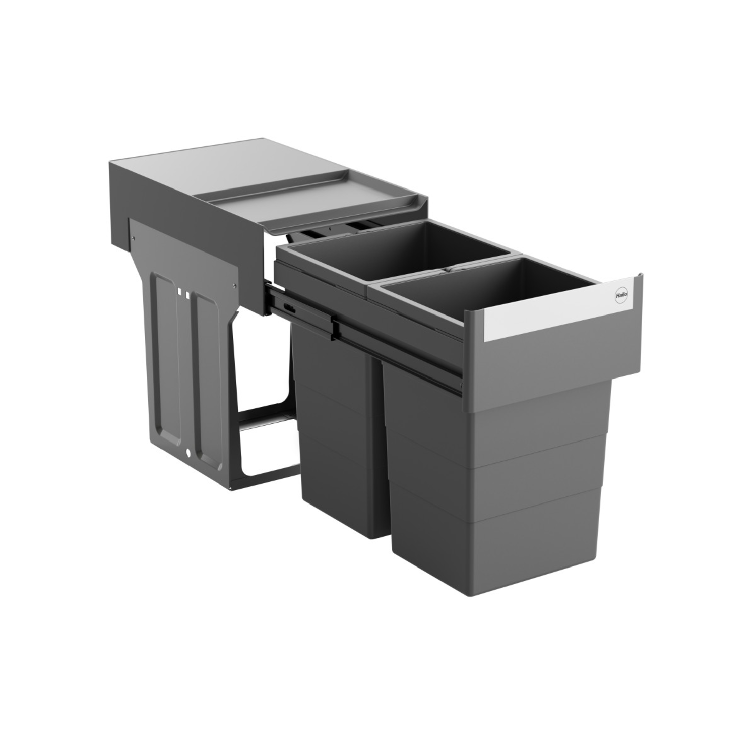 Hailo tandem 2x13l anthracite 