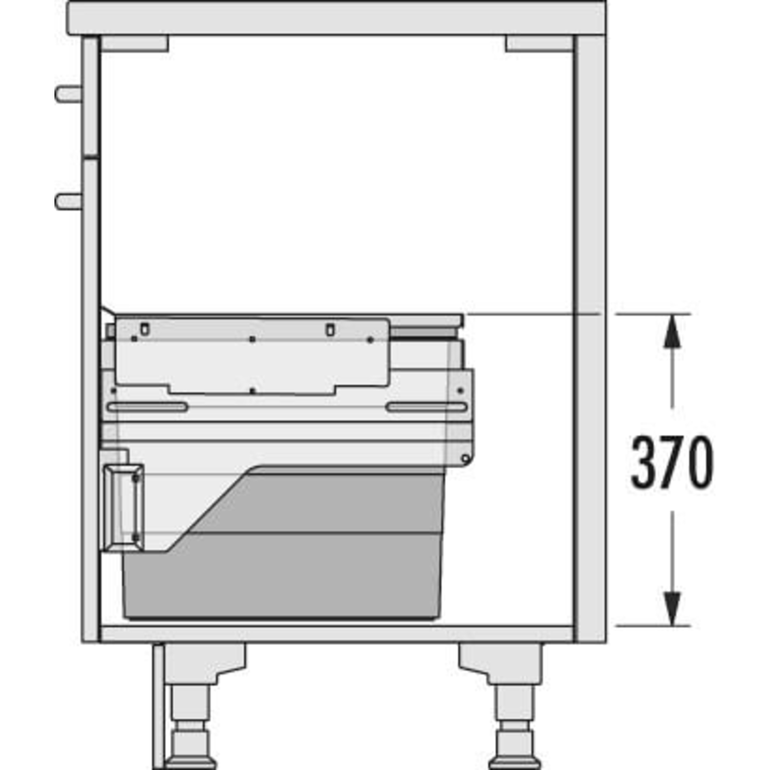 Hailo as cargo afvalemmer 450 21/17