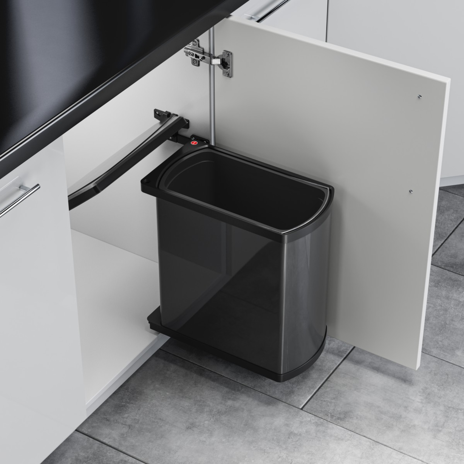 Hailo duo 2x8l anthracite/noir  