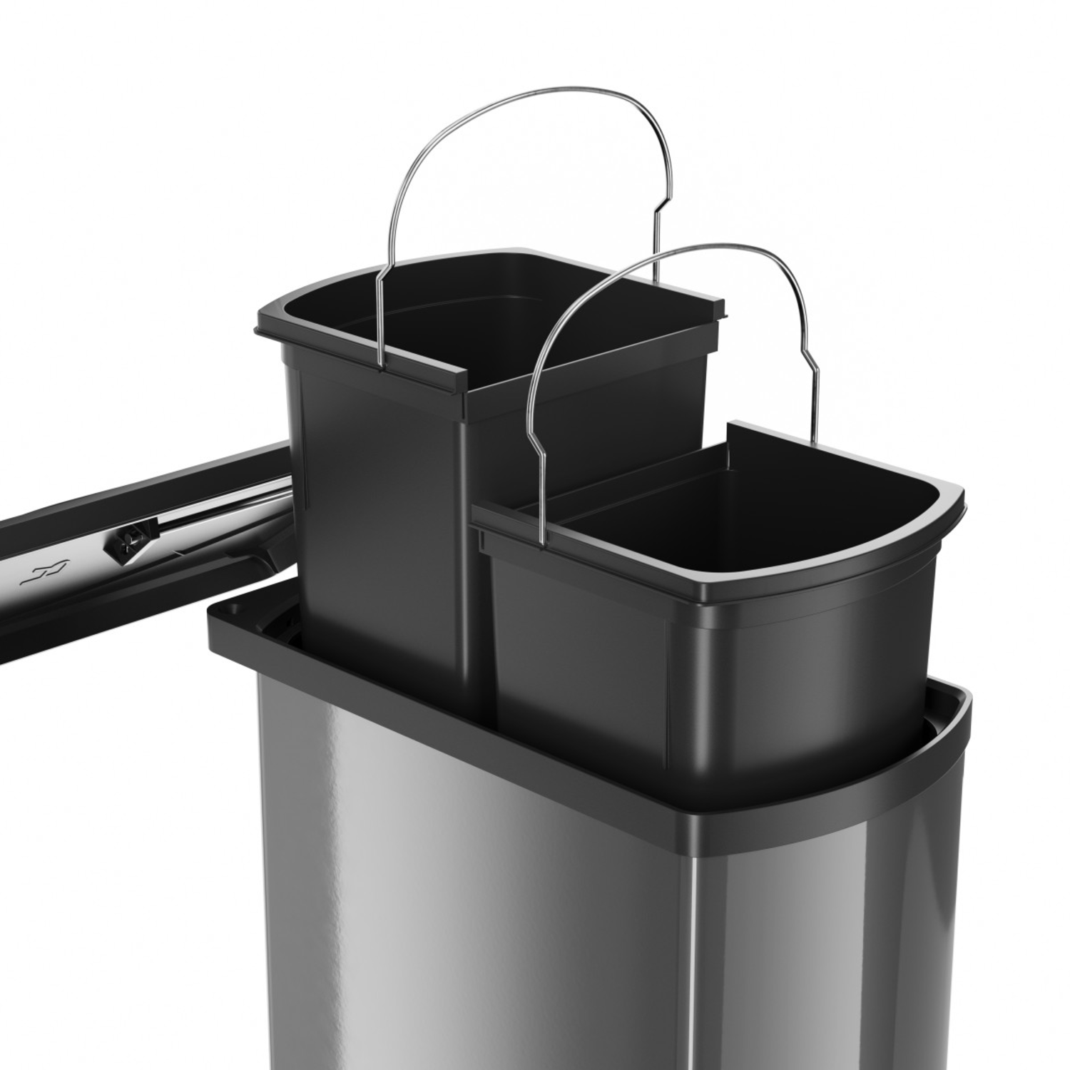 Hailo uno 18l antraciet /zwart