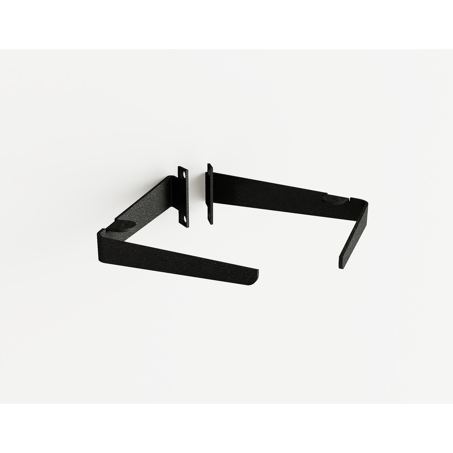 TransFORM stripe houder zwart voor houten legplank