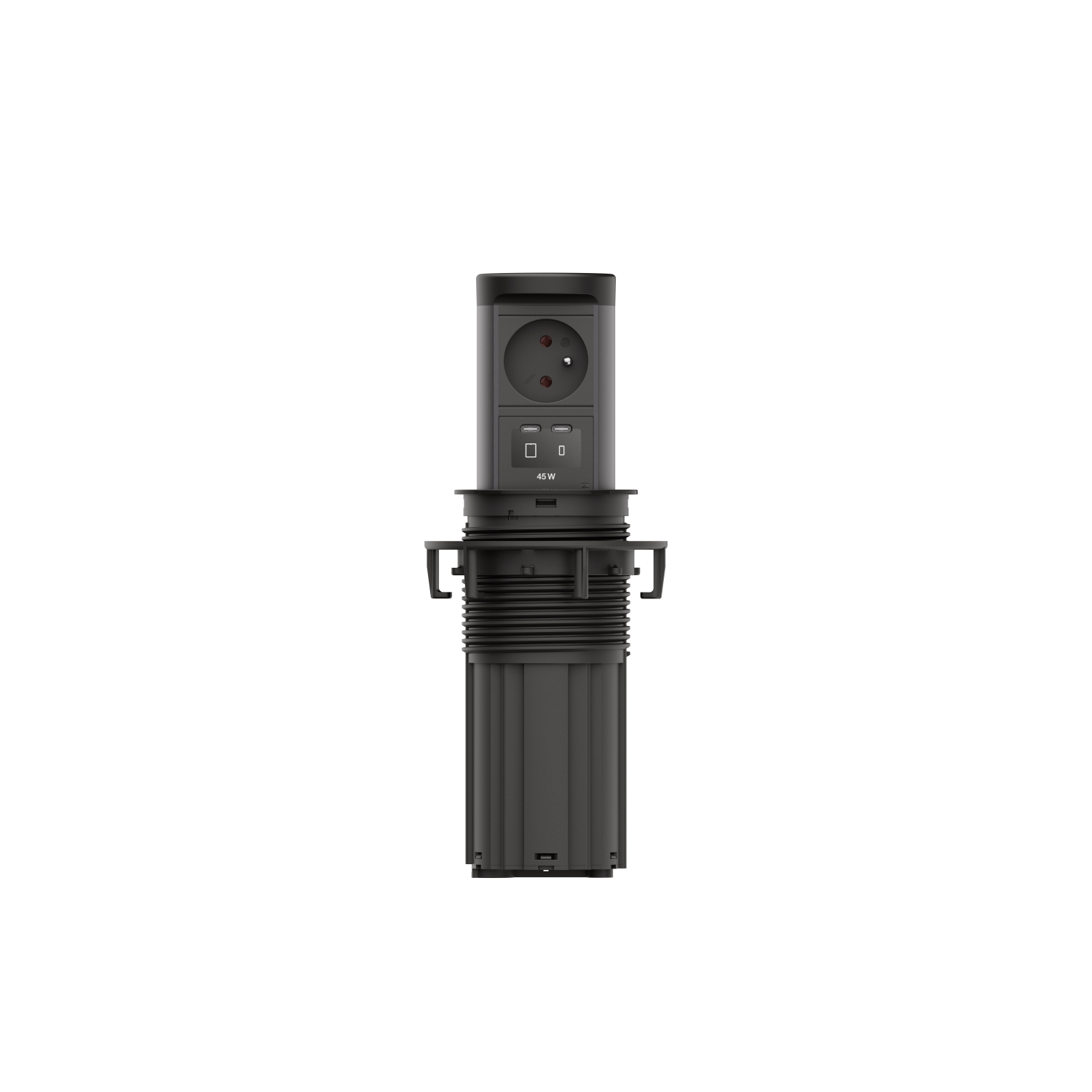Elevator 2 zwart mat d-l-nl 1 st+usb charger  C/C