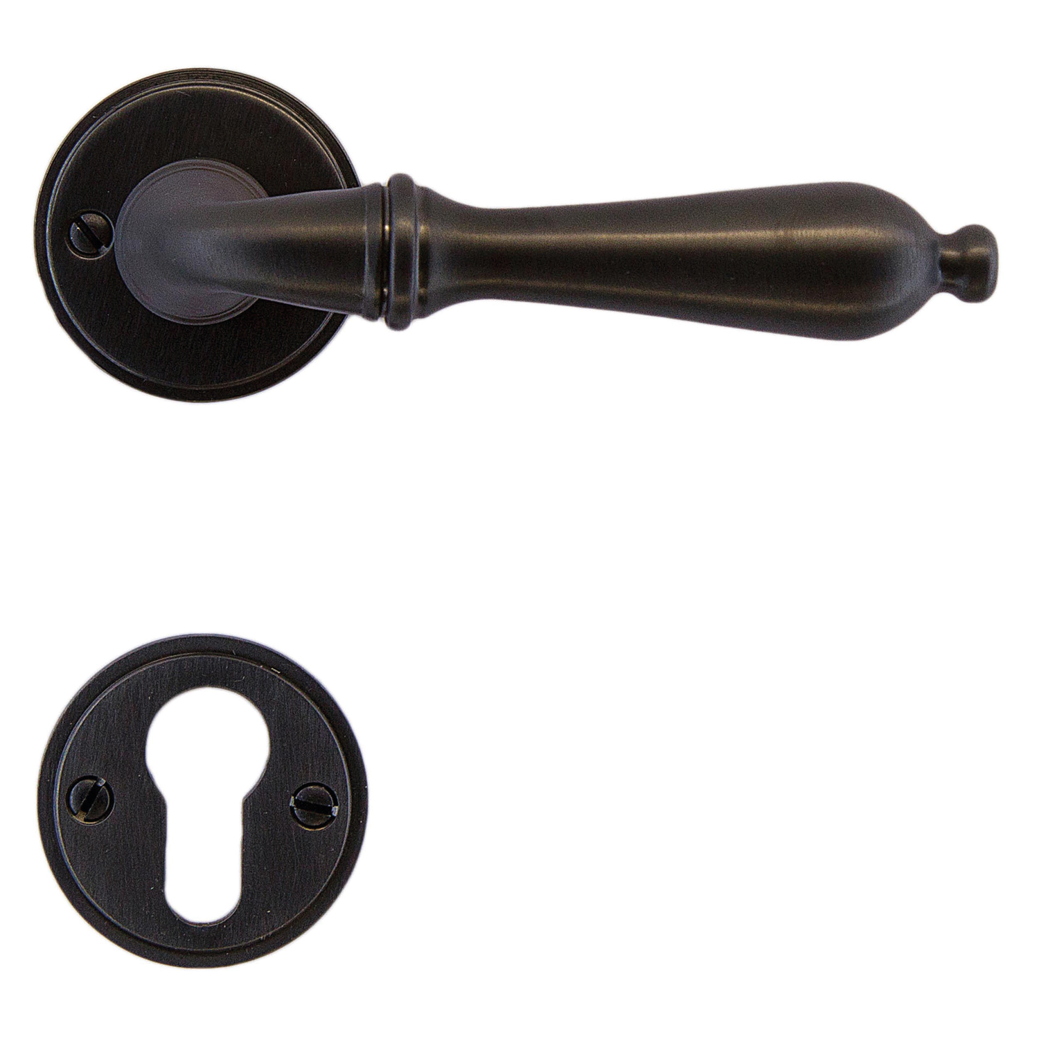 Deurkruk Pro da vinci carbon black r+e cyl