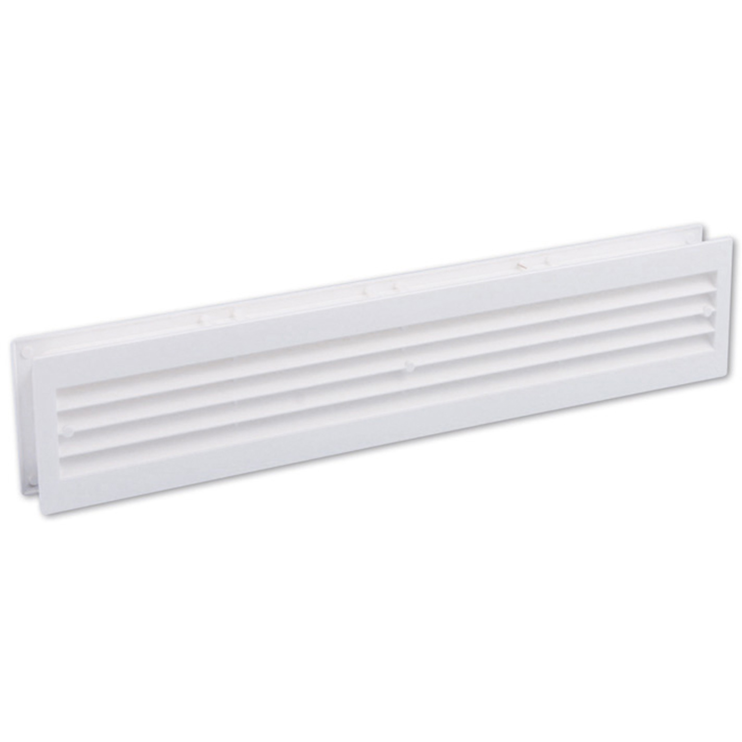 Luchtrooster vr.badkamer 455x90 wit