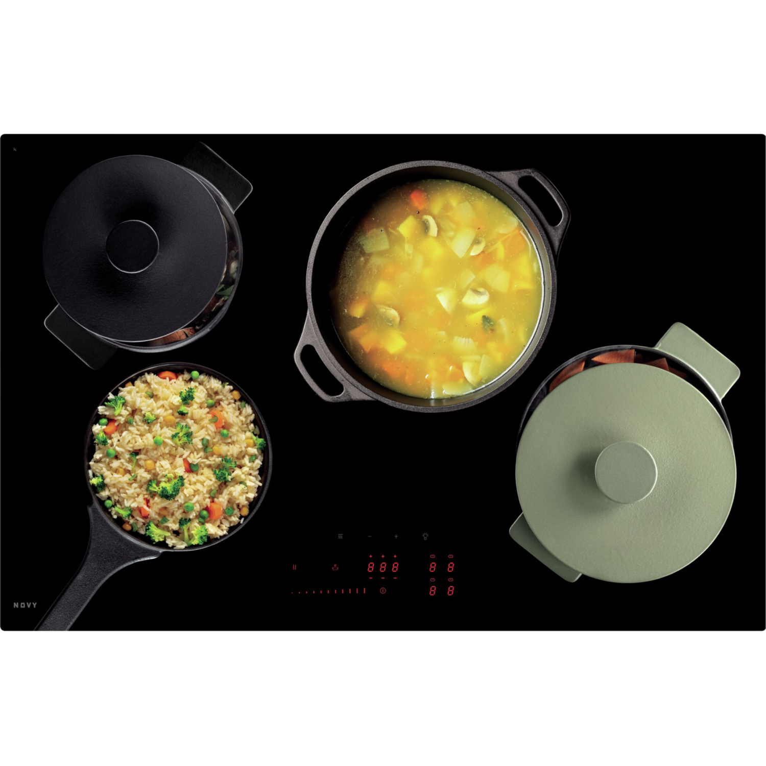 Novy induction Power 80 cm 4 zones 