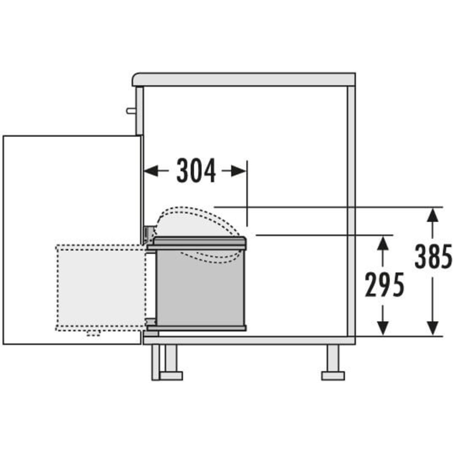 Hailo Mono RVS 12l