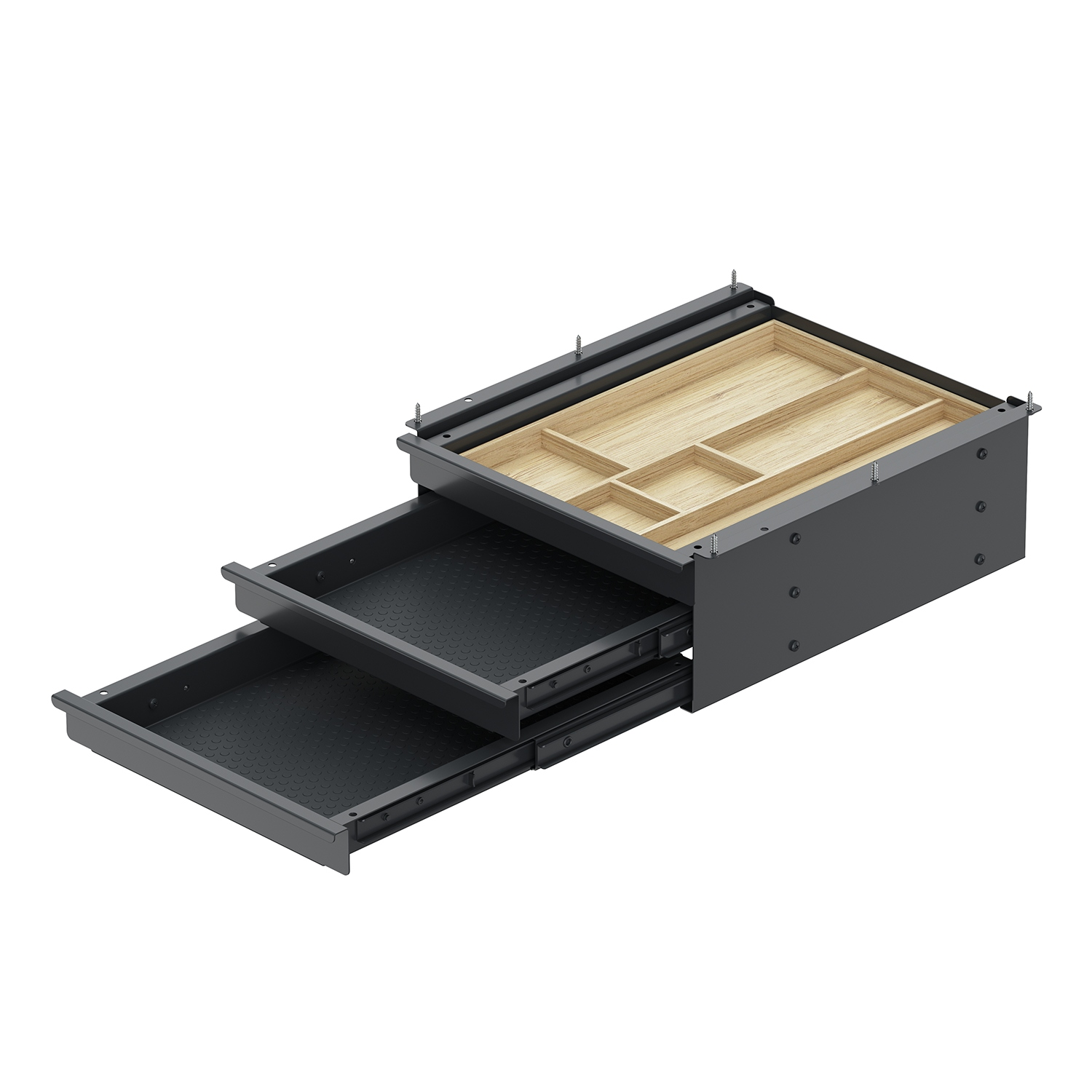  Boîte pour tiroir Tri Grip, noir