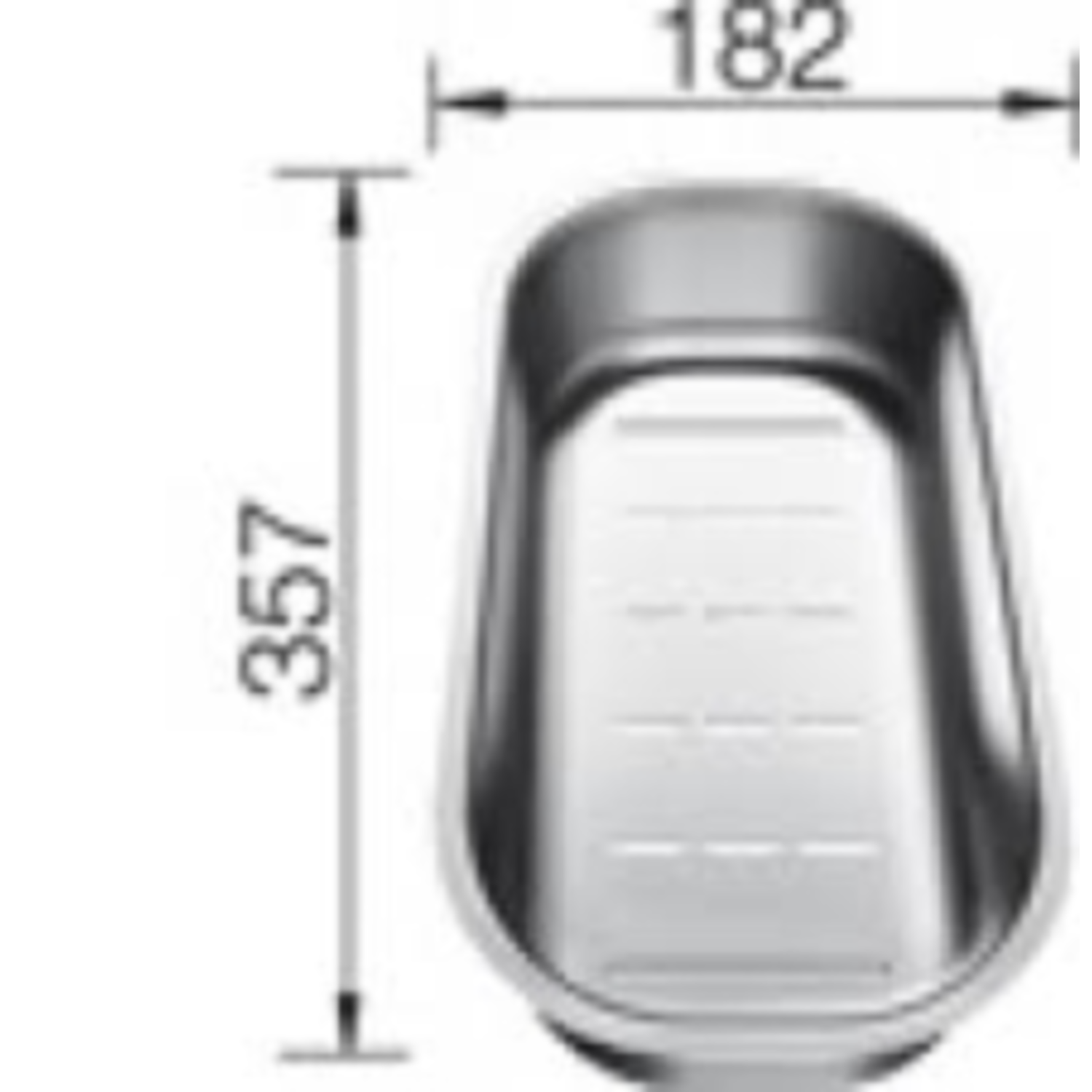 Cuvette en inox classic Pro 