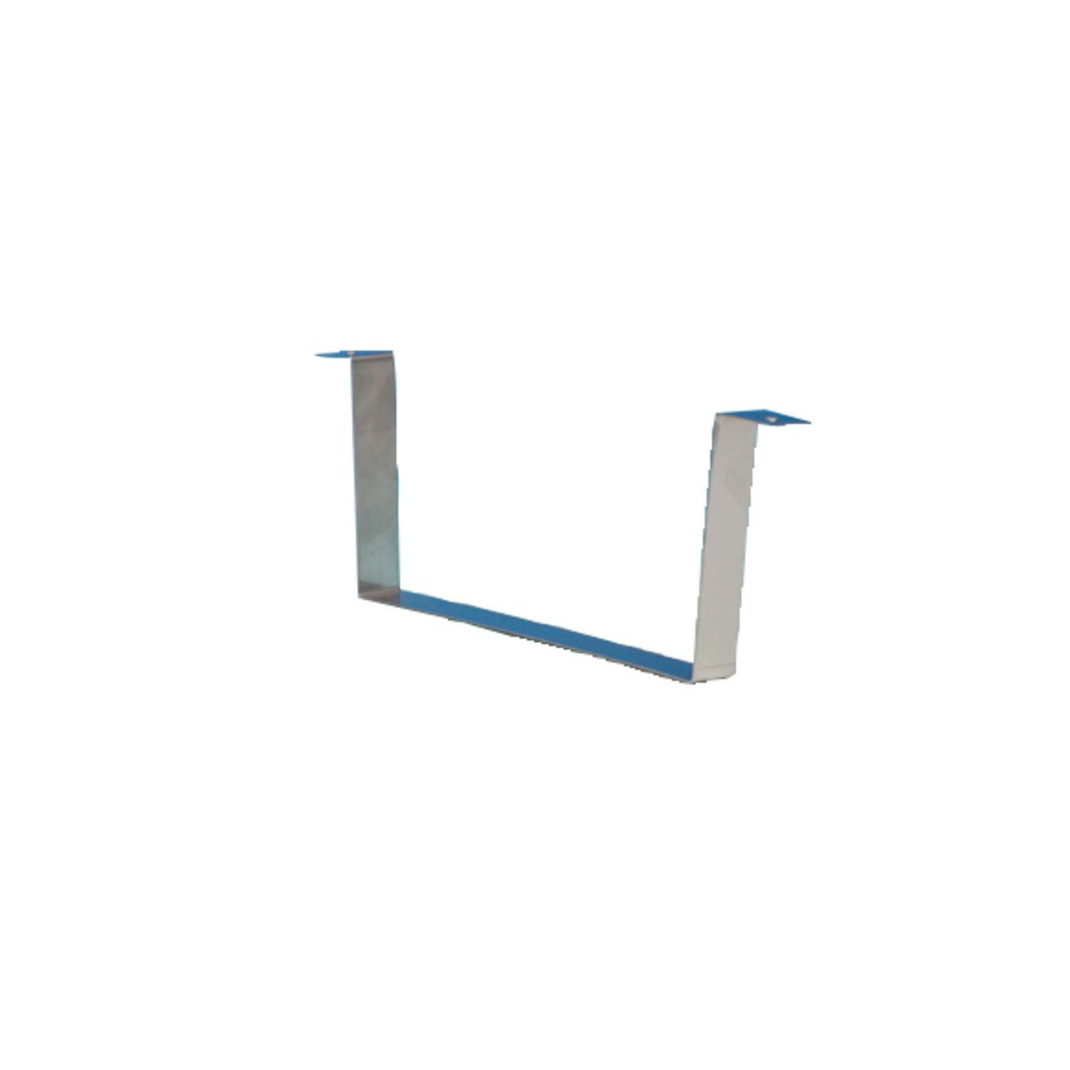 Support tuyau d'air plat 150mm inox 