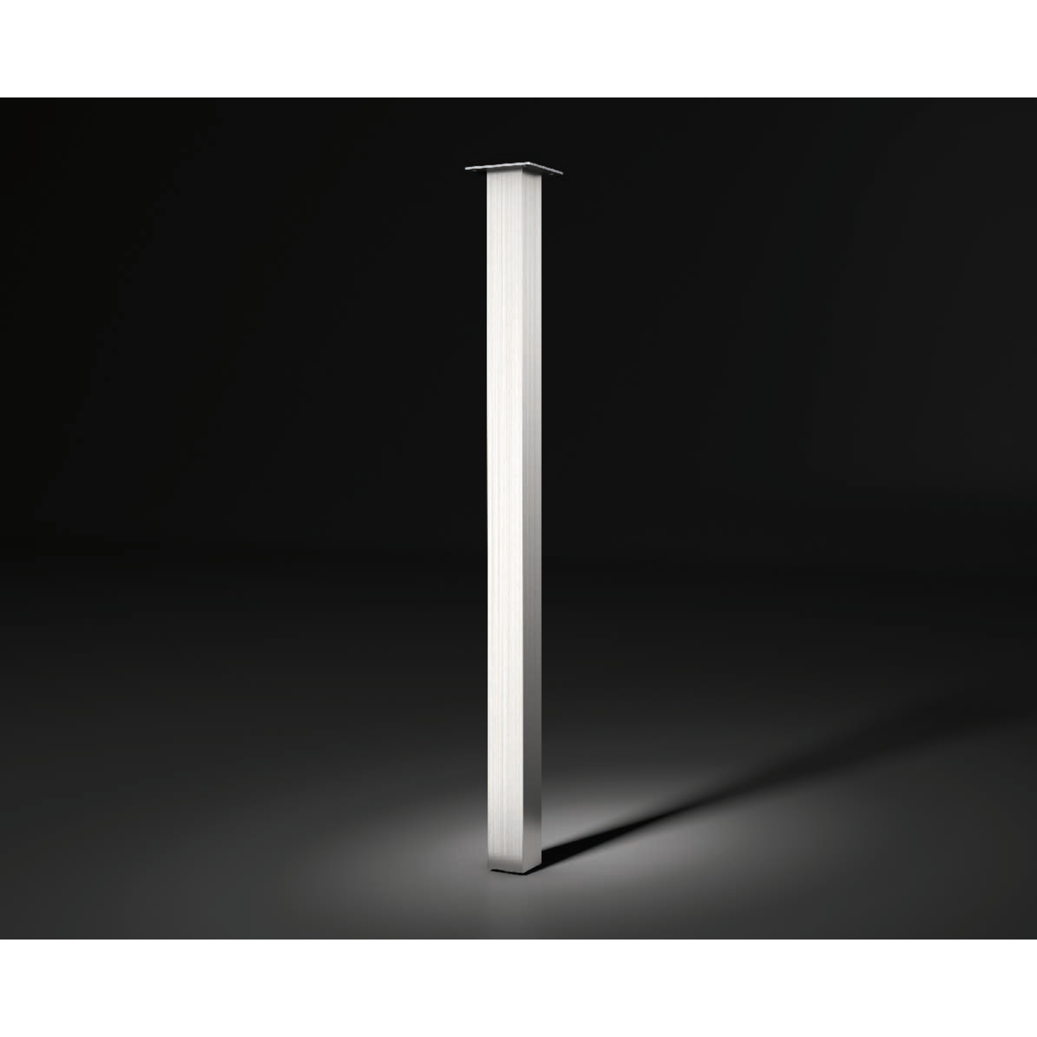 Tafelpoot capri 50 alu h:870mm 50x50mm