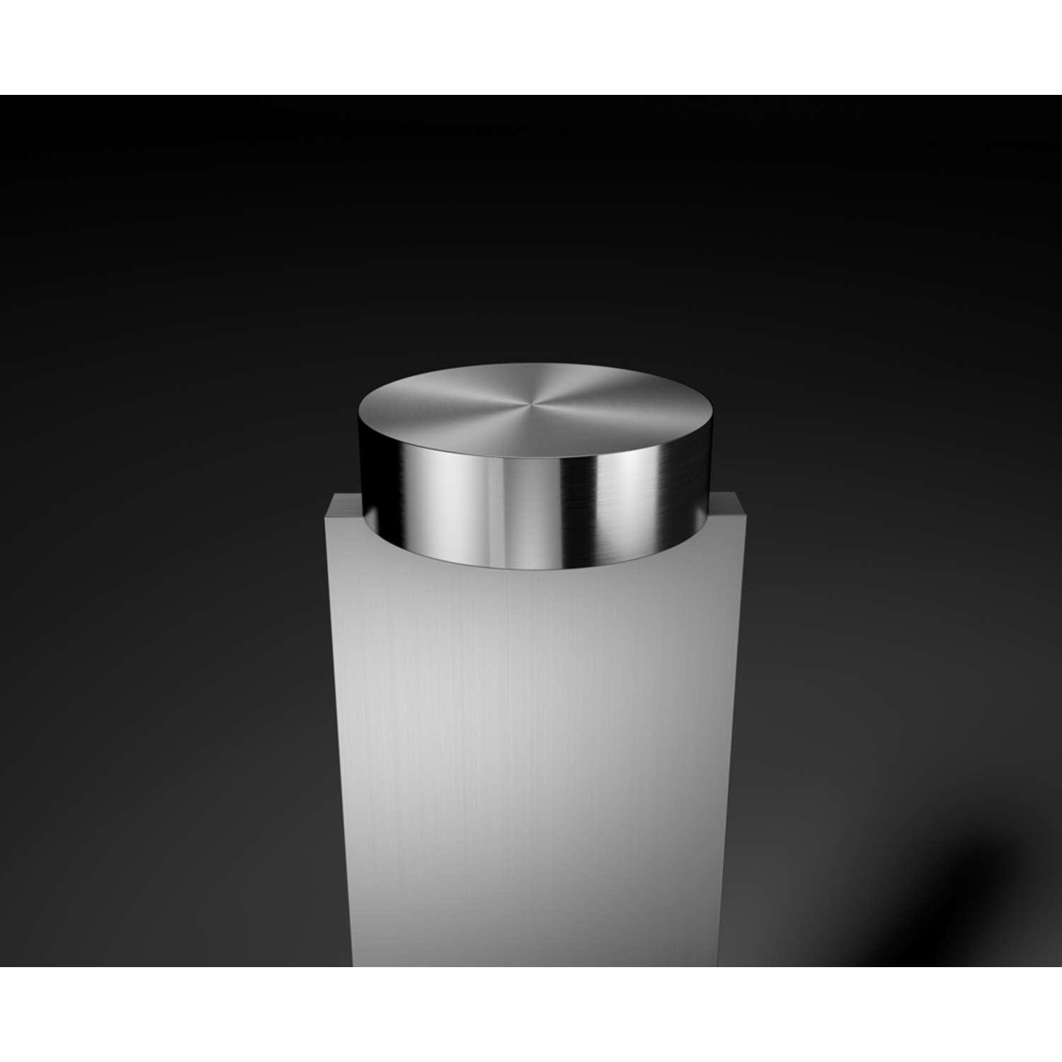 Adaptateur tablette verre support korfu look inox  