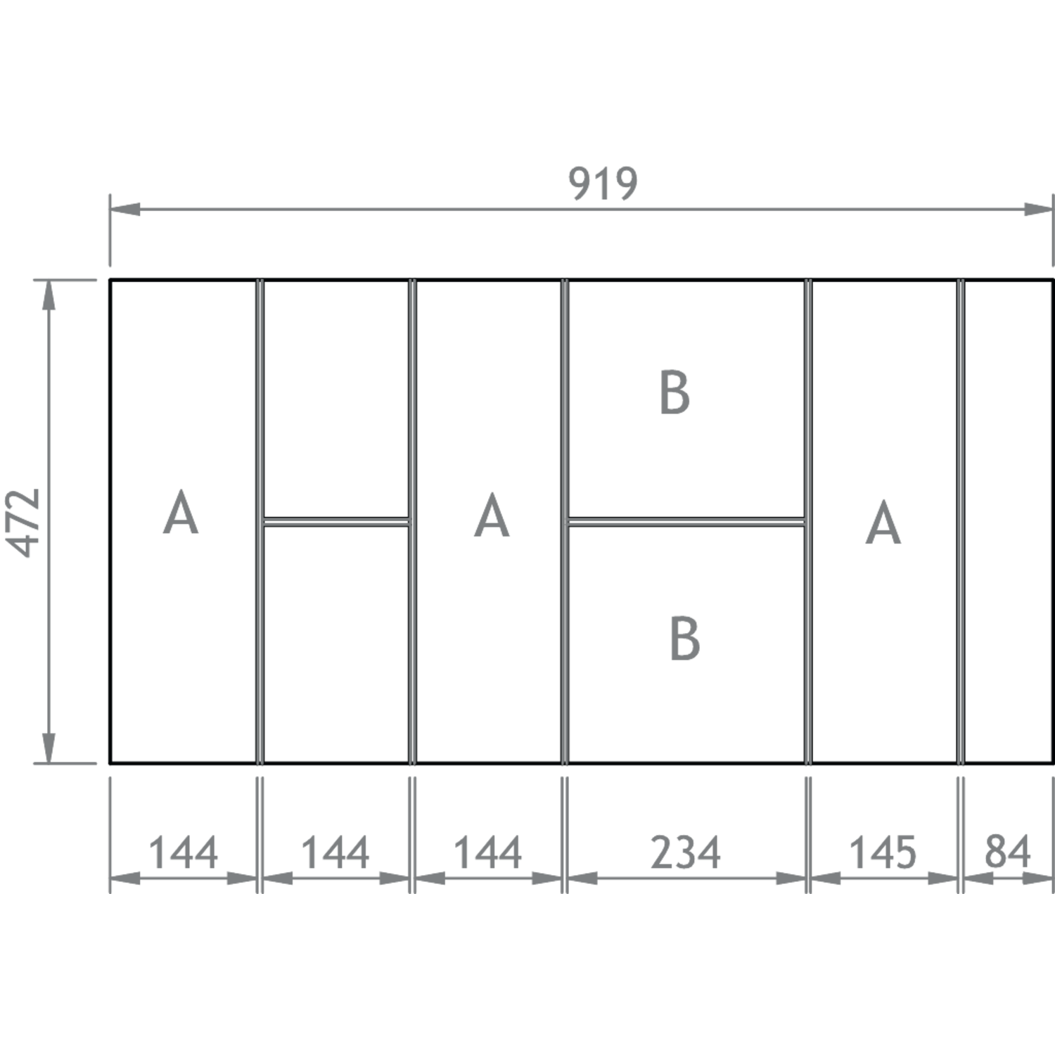 Fit bestekinzet V2 105 zwart