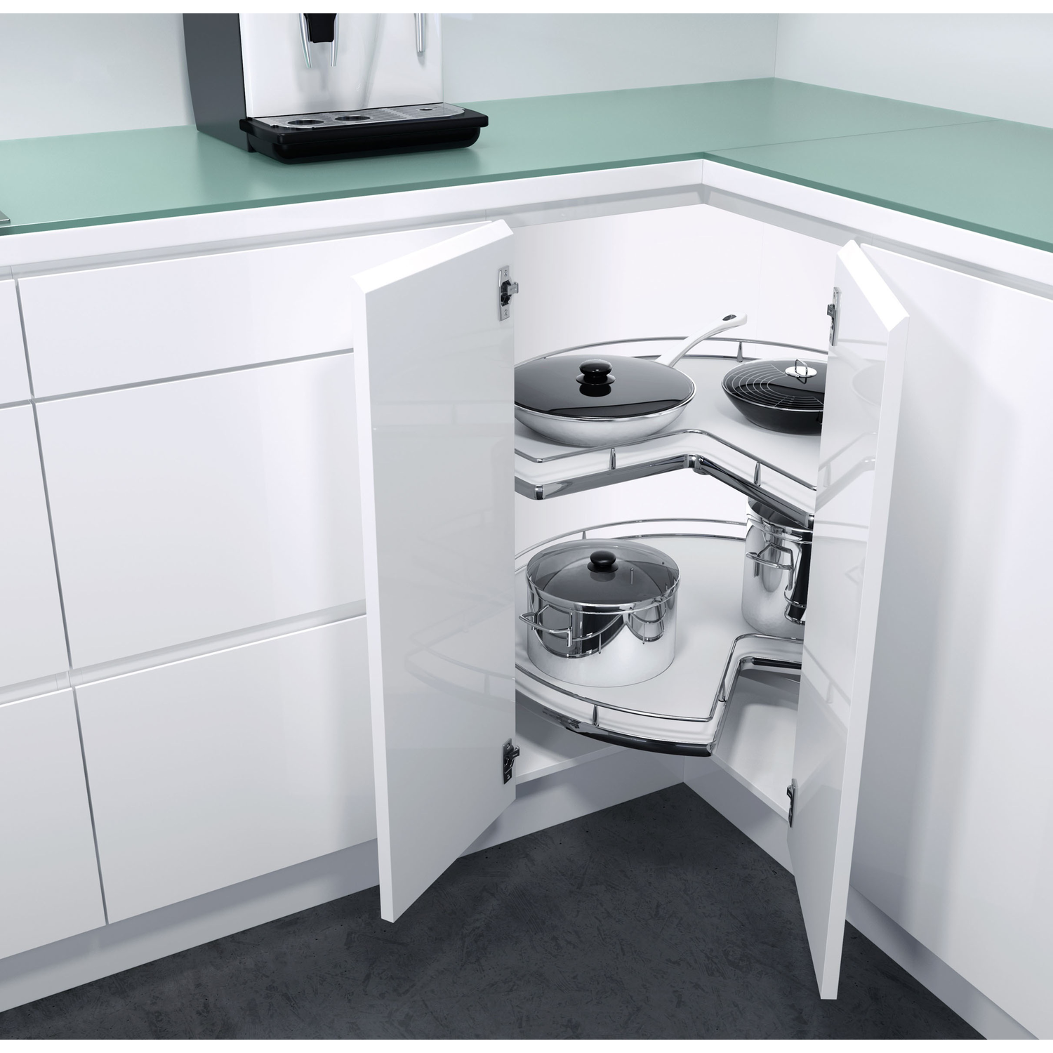 Maxx Corner k800 3/4 chrome blanc-d680 