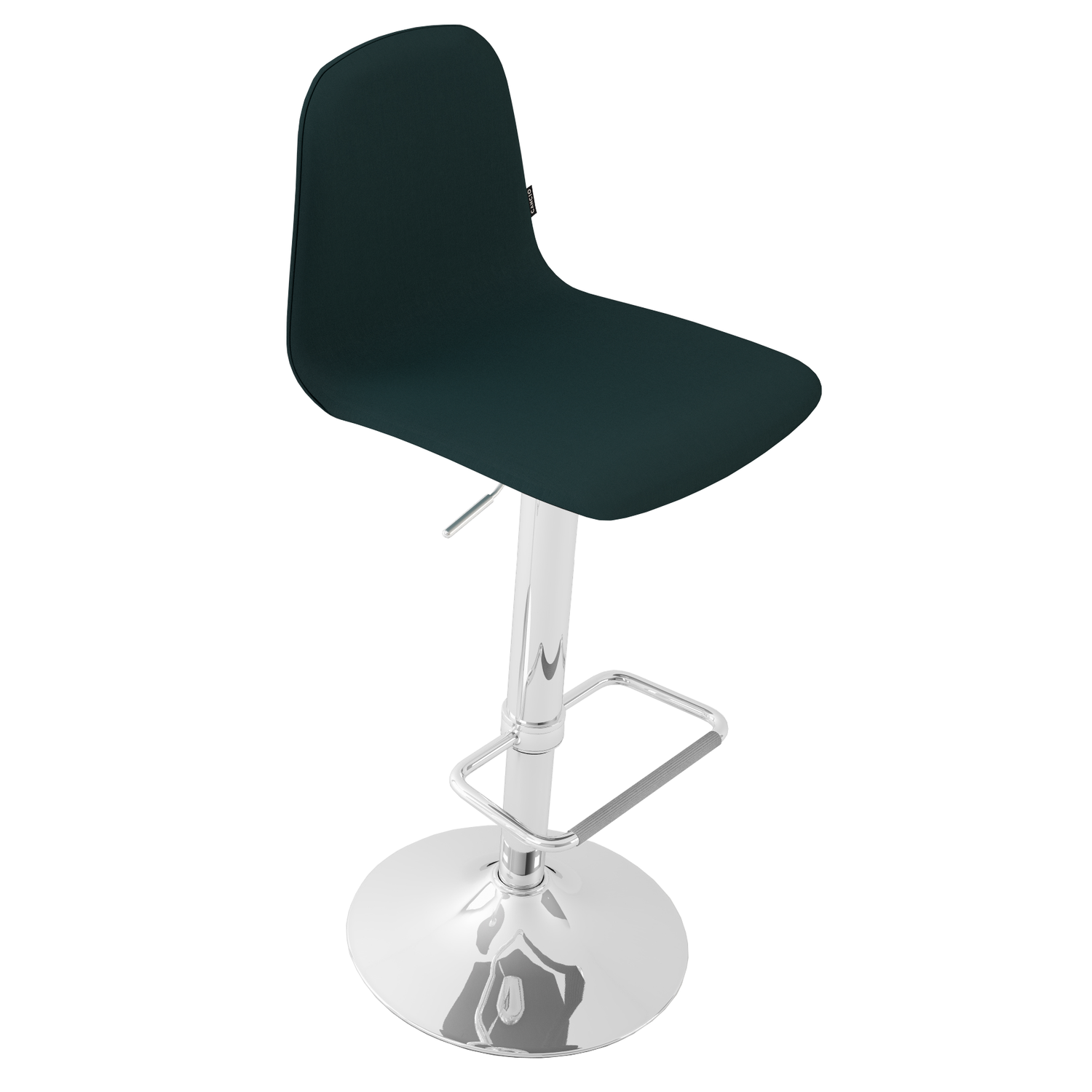Tabouret lemon rvs carré|nobel taupe 
