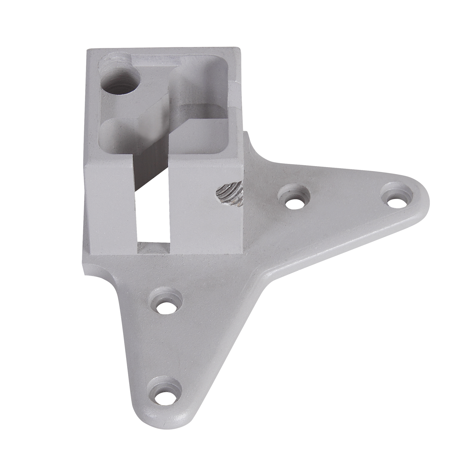 Tafelpoot q50 rvs look 50x50mm h71 regelbaar