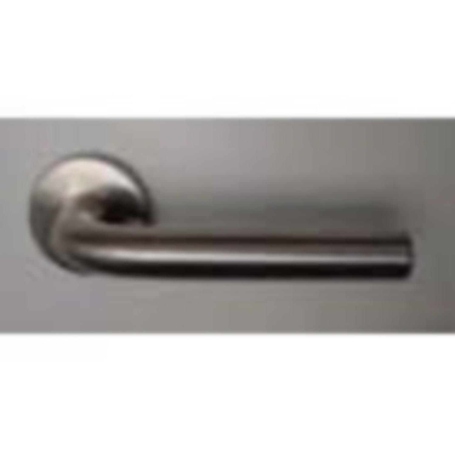 Deurkruk *pz inox l-gebogen