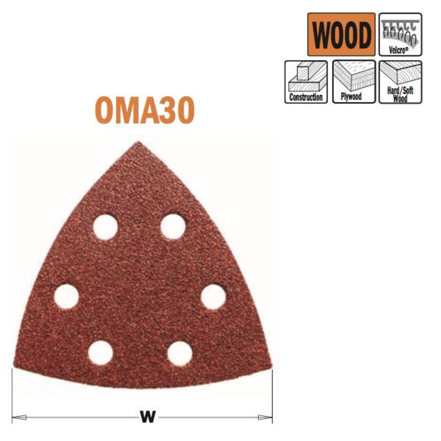 Papier de verre velcro grain 120-10pc-d4=120/h=93 