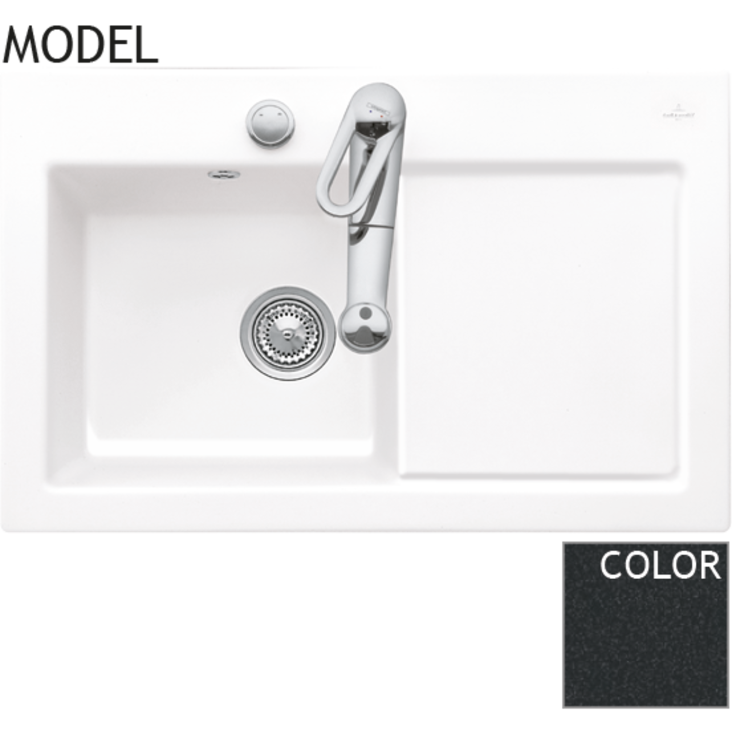 V&B 6772.01.jo subway 45g chromit brillant ceramicplus