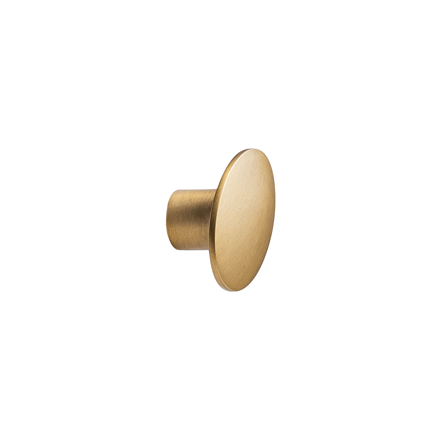 Bouton DOME 49.8x35.9x25Ø6 zamac or brossé 