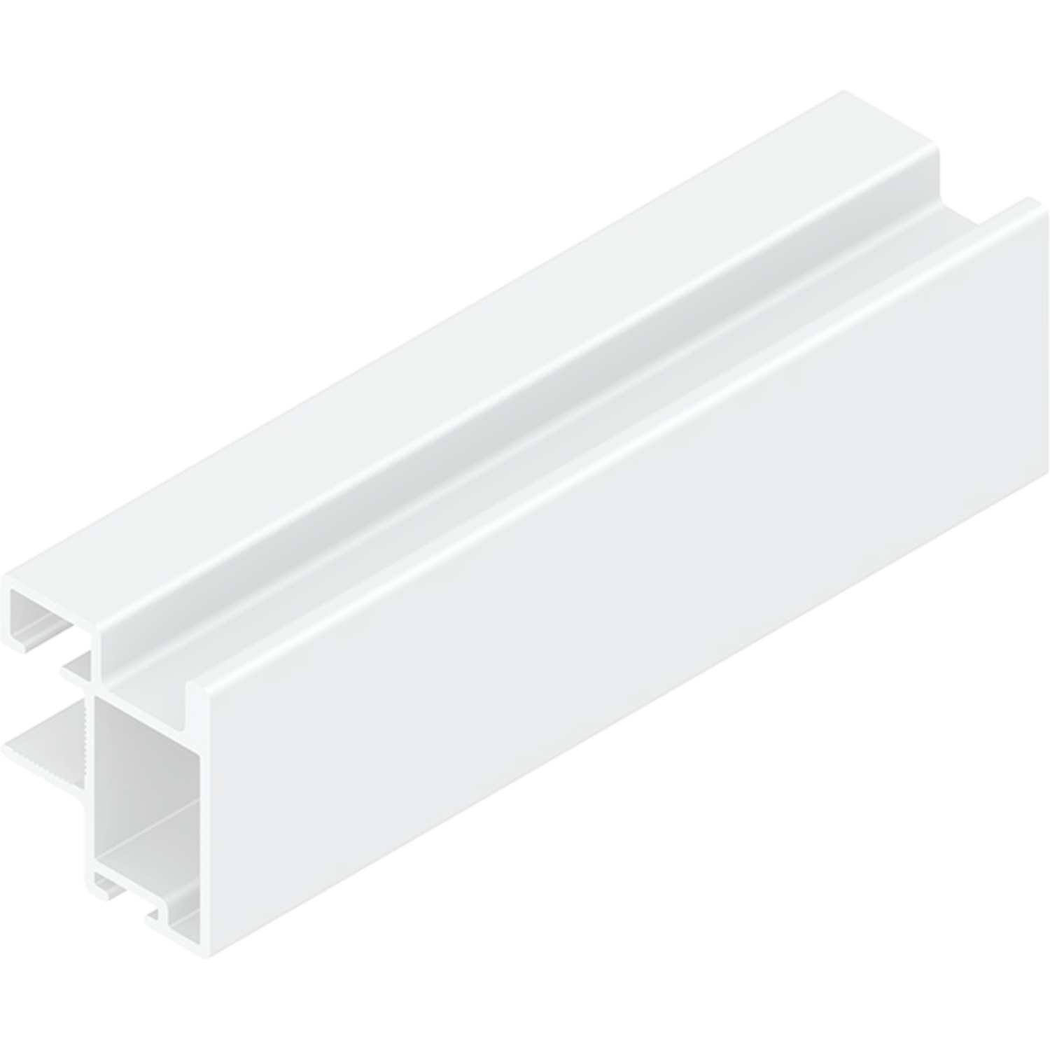Profil vertical TR10mn Terra 2.6m alu blanc  