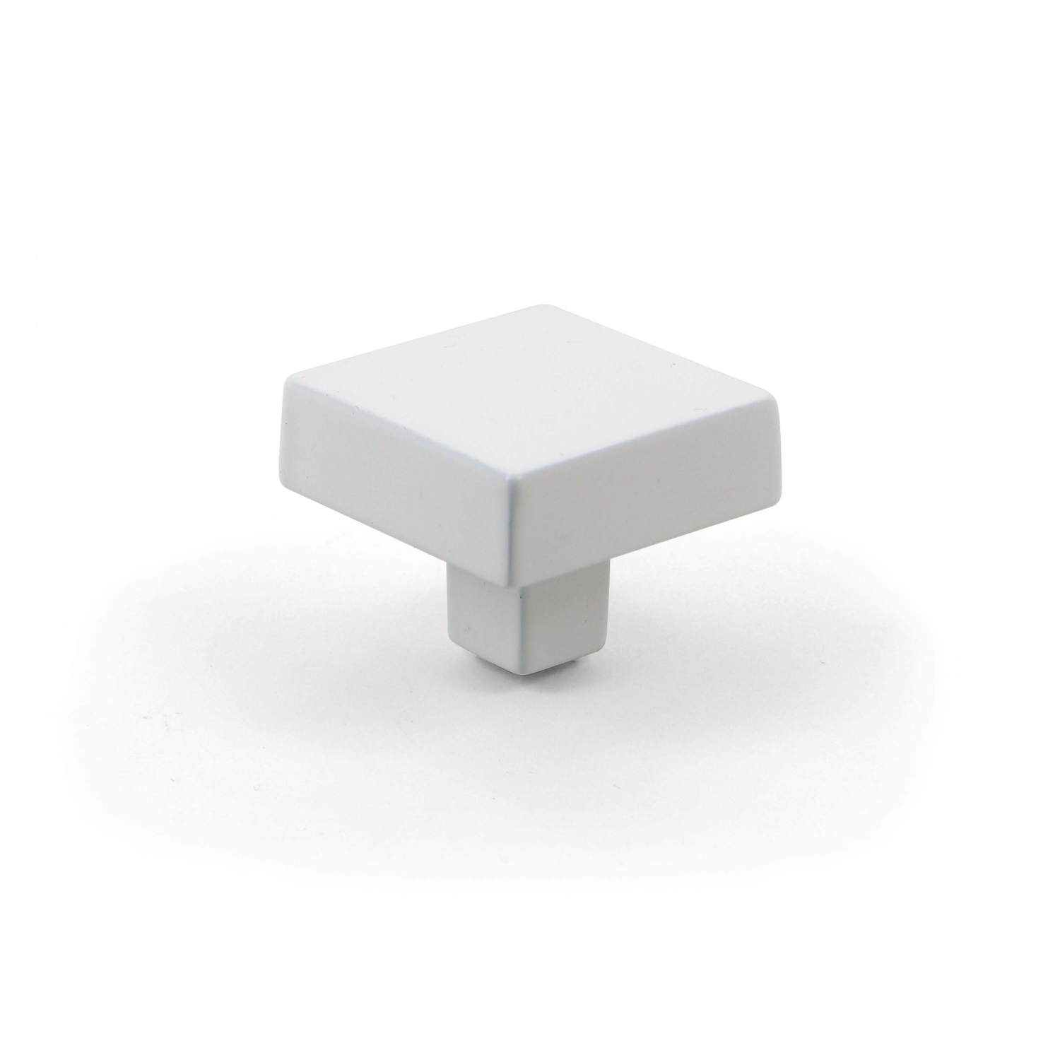 Knop kir zamak wit L 30mm