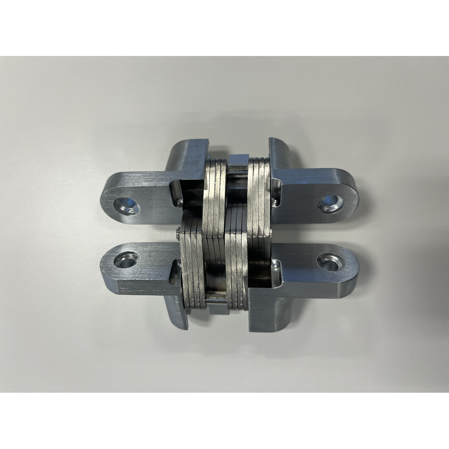 Onzichtbaar scharnier 115.8x24.7mm nikkel geborste ld