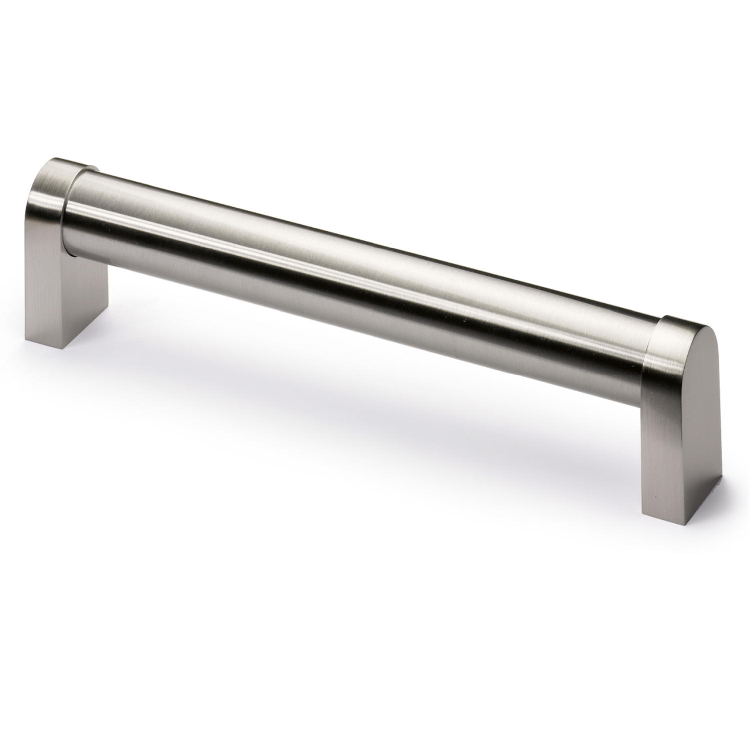 Greep Como, boorafstand 192, L 204 mm, B 26 mm, H 45 mm, Roestvrij staal geborsteld / roestvrij staal finish geborsteld