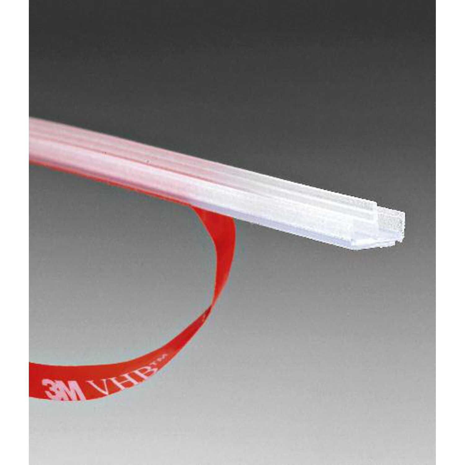 Zelfklevende dichting GLASS LIP, voor 8/13.5 mm glas, B8 L3000, transparant