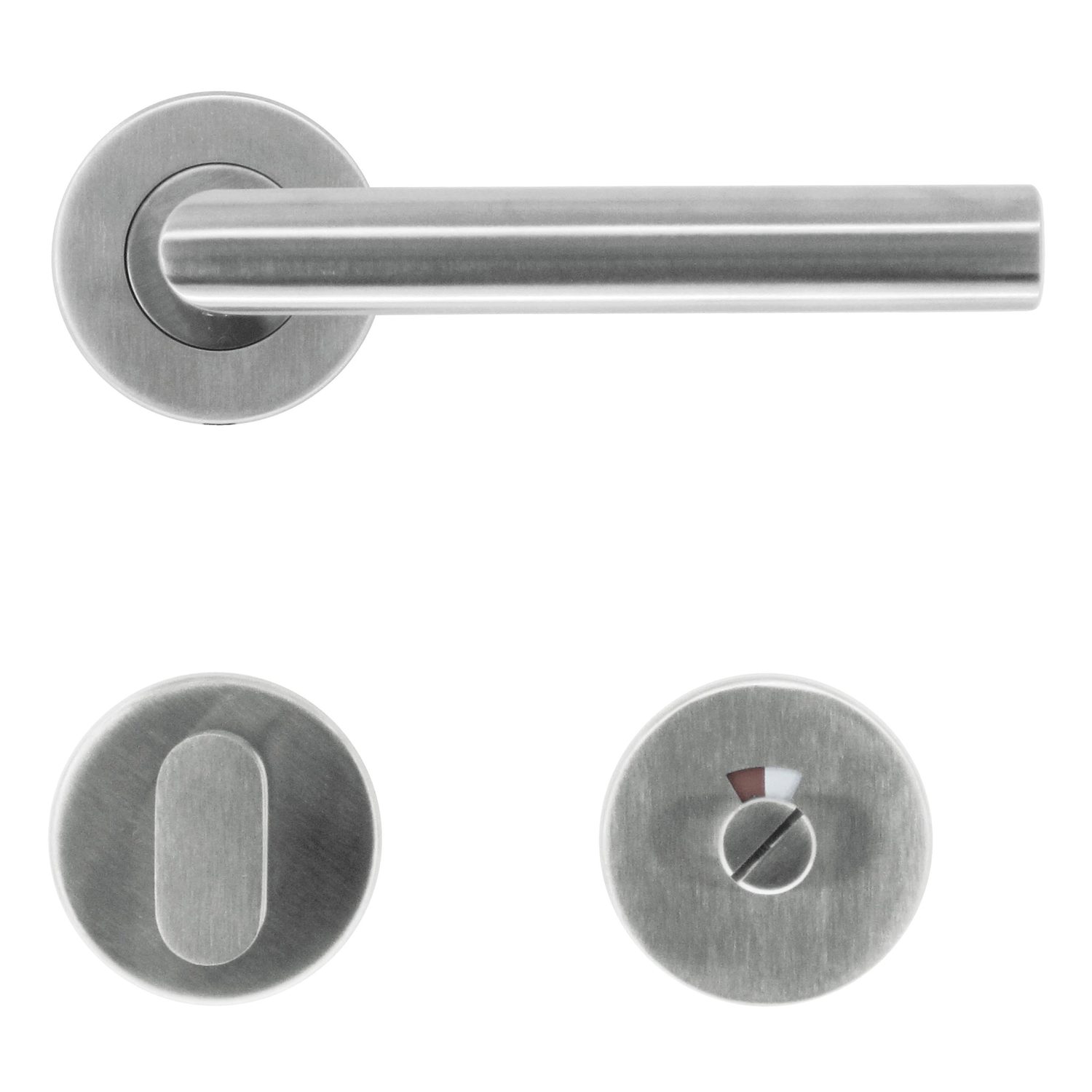 Deurkruk Pro i shape 19mm inox plus r+wc