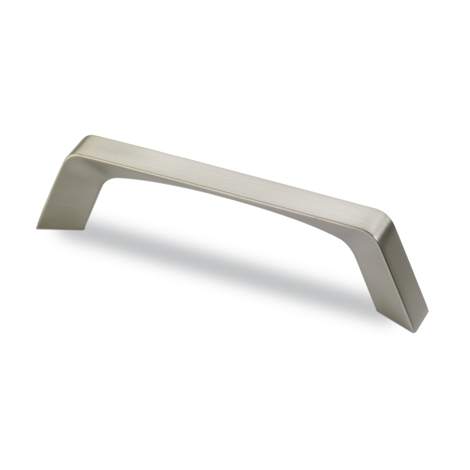 Poignée Veronia, entraxe de perçages 128, L 144 mm, B 14 mm, H 30 mm, aspect inox brossé